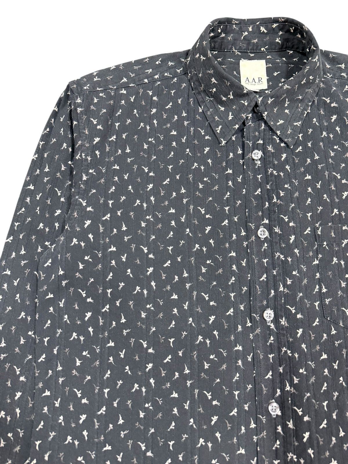 Yohji Yamamoto A.A.R Yohji Yamamoto Printed Shirt Button Ups Designer Size US L / EU 52-54 / 3 - 7 Thumbnail