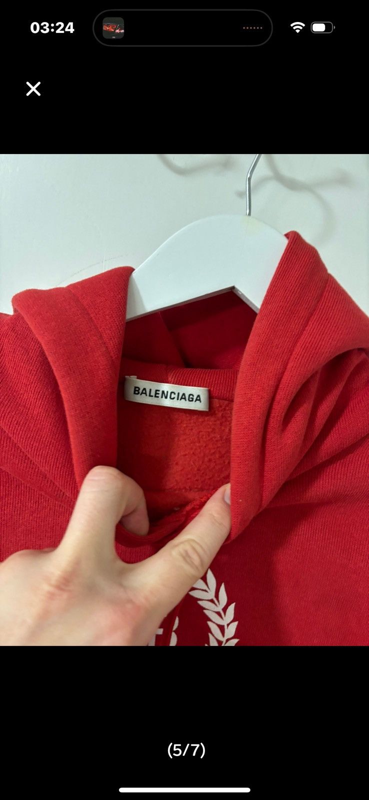 Balenciaga Balenciga logo hoodie Size US S / EU 44-46 / 1 - 5 Thumbnail