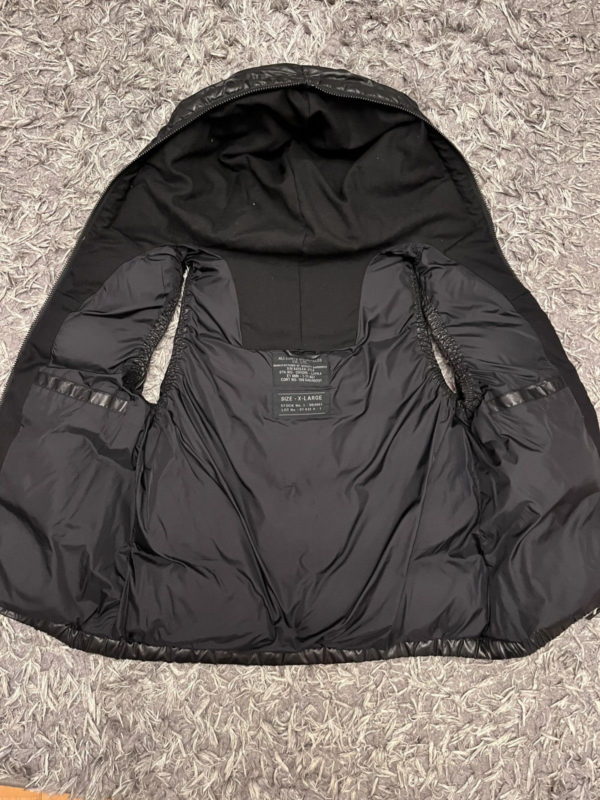 Allsaints Rick owens avant garde natural down archive waxed puffer Size US XL / EU 56 / 4 - 12 Thumbnail