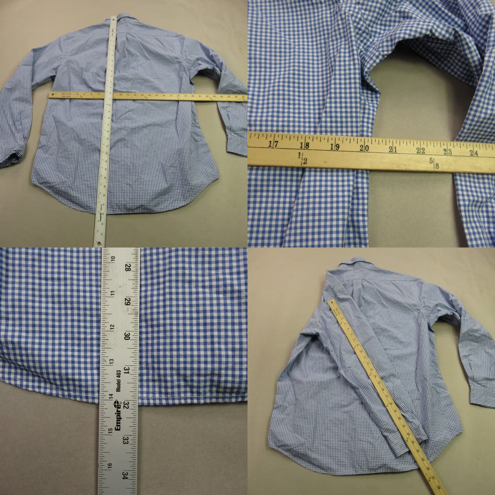 Ralph Lauren Ralph Lauren Shirt Mens L Blue Long Sleeve Casual Checks Button Front Size US L / EU 52-54 / 3 - 8 Thumbnail