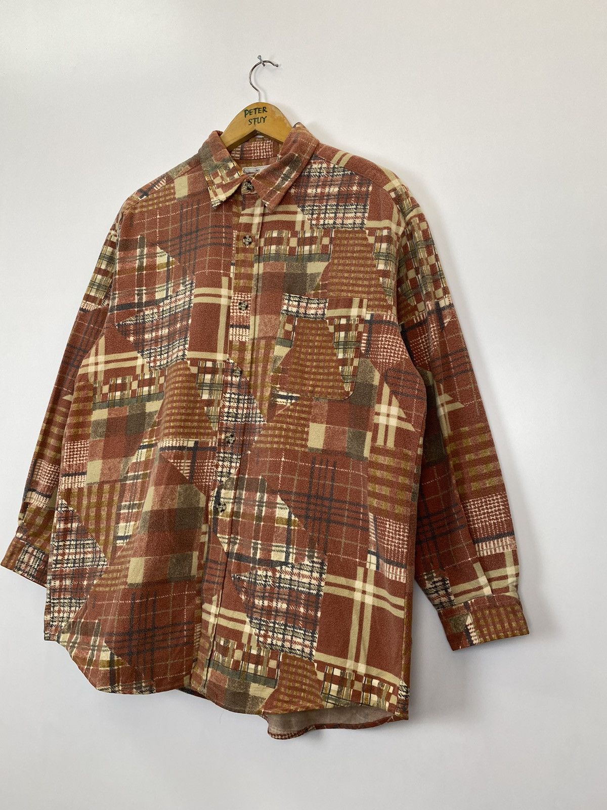 Flannel × Japanese Brand × Vintage Vintage Sudbury Chips Button Shirt Size US L / EU 52-54 / 3 - 3 Thumbnail