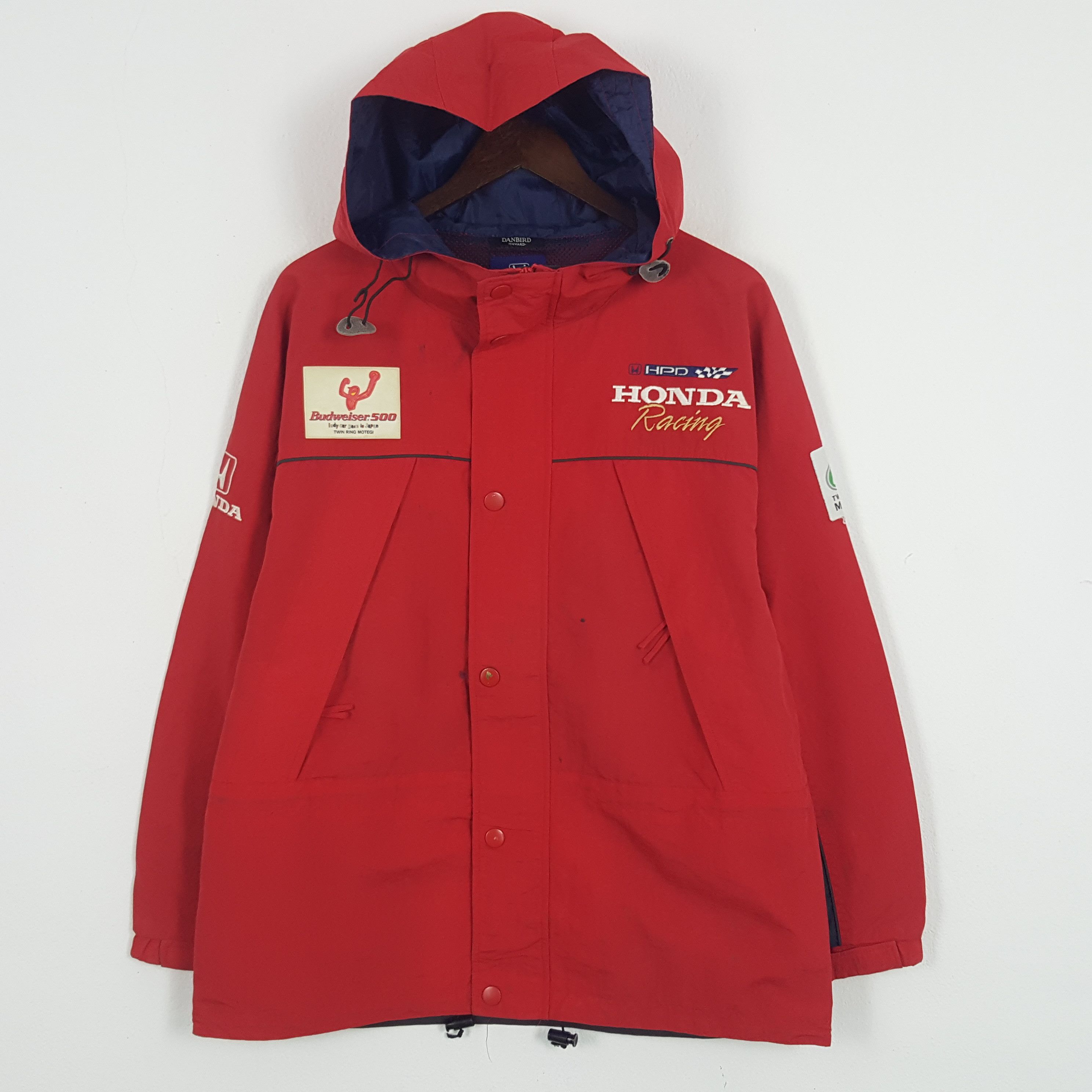 Honda × Vintage Vintage Honda C.A.R.T Zipper Windbreaker Jacket Size US L / EU 52-54 / 3 - 3 Thumbnail