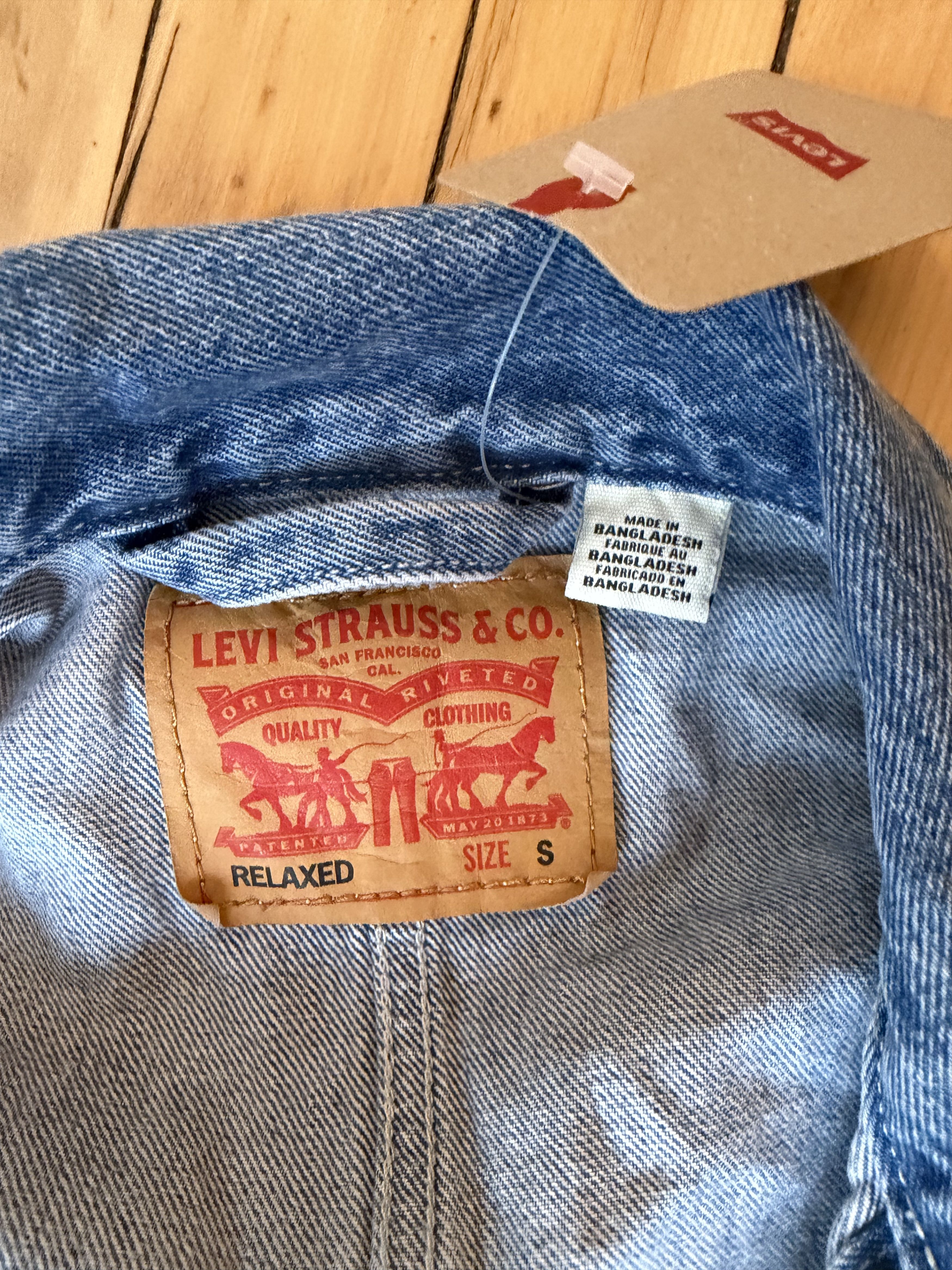 Levi's Levis Denim Chore Jacket Size US S / EU 44-46 / 1 - 3 Thumbnail