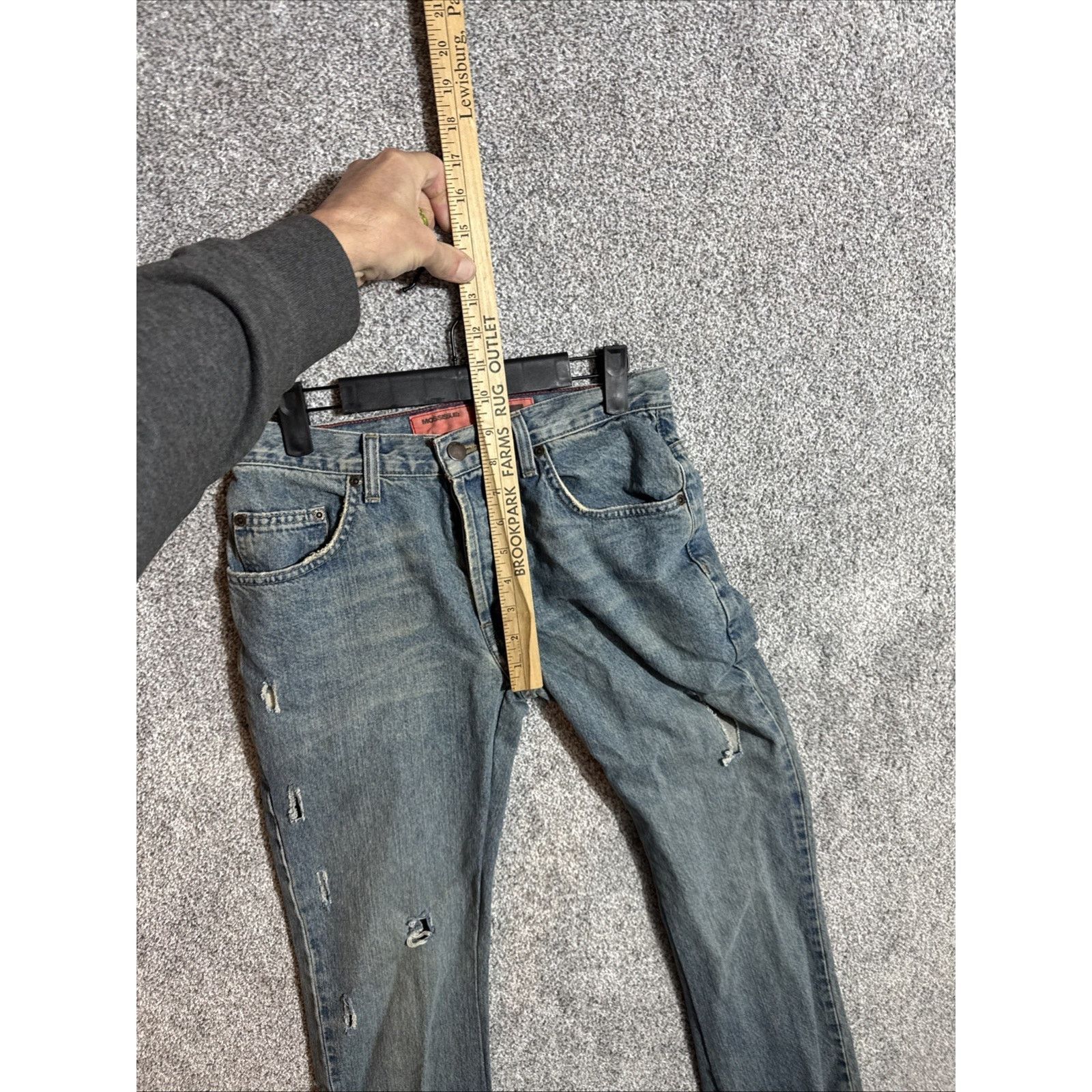 Mossimo Vintage Y2K Mossimo Jeans Women 28x30 Distressed Ripped Punk Size 28" / US 6 / IT 42 - 5 Thumbnail