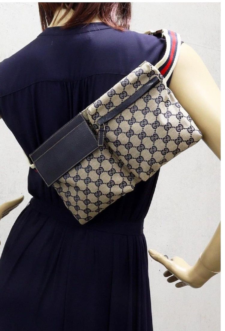 Gucci Authentjc GUCCI GG Canvas Web Belt Bag Multiple Size ONE SIZE - 16 Thumbnail