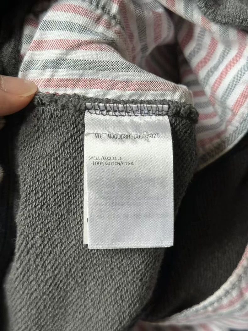 Thom Browne Dark grey knit trousers