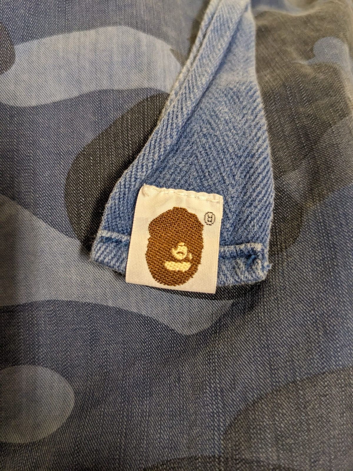 Bape A Bathing Ape BAPE Blue Camo Cargo Shorts L Size US 34 / EU 50 - 17 Thumbnail