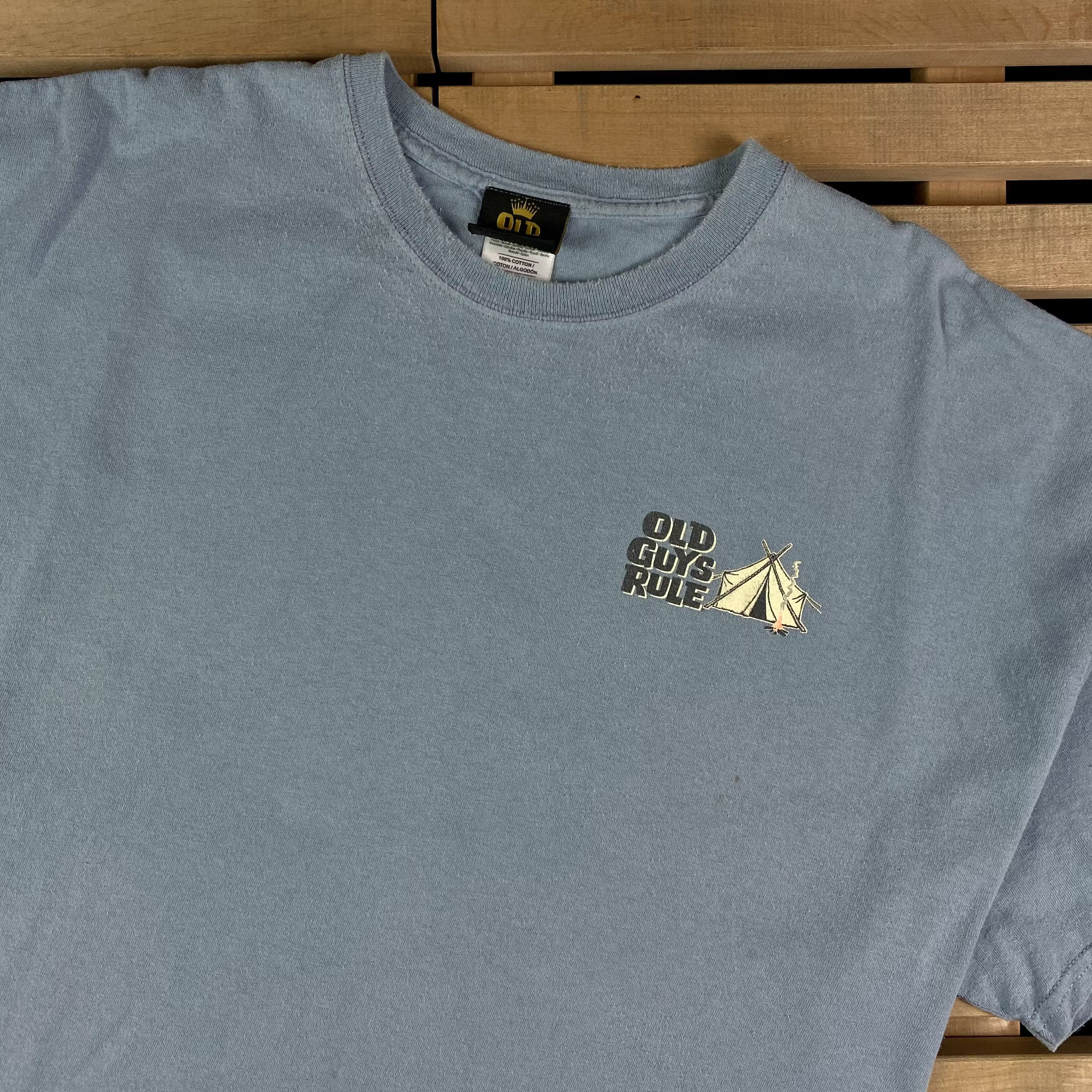 Vintage Mens Vintage T Shirt Old Guys Rule Size XXL Size US XXL / EU 58 / 5 - 2 Thumbnail