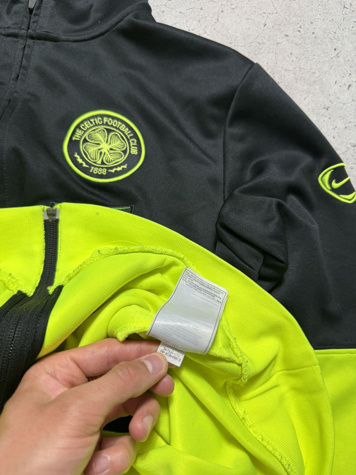 Nike Nike FC Celtic Vintage Football Track Jacket Full Zip Size US L / EU 52-54 / 3 - 10 Thumbnail