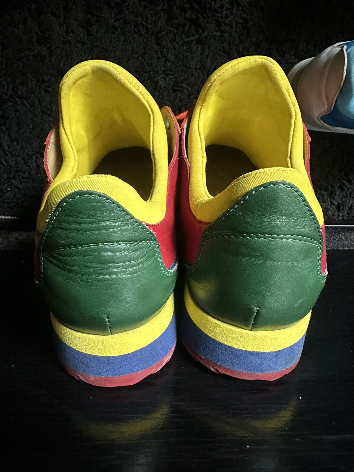 Dolce & Gabbana Dolce & Gabbana CS1424 Multicolor Leather Suede Sneakers (8) Size US 8 / EU 41 - 3 Thumbnail