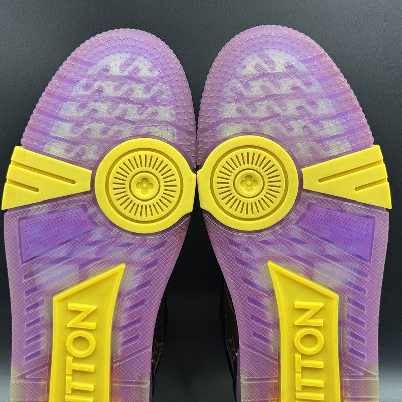 Louis Vuitton Louis Vuitton Trainer Casual Sneakers in Purple -2508 Size US 7.5 / EU 40-41 - 8 Thumbnail