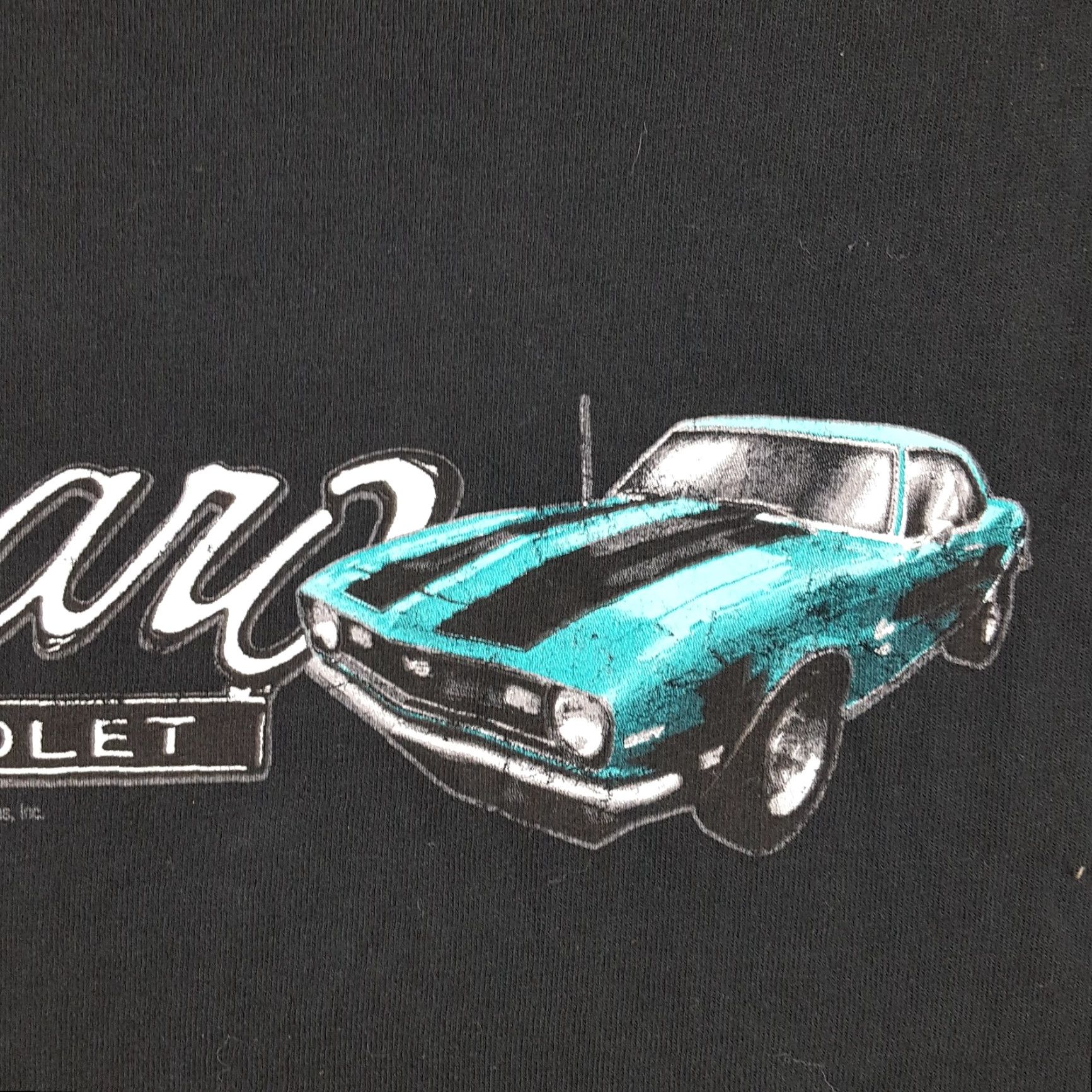 Vintage Vintage Chevy Camaro T-Shirt Men's Large Black 90s Car Retro Grunge Y2K Size L / US 10 / IT 46 - 3 Thumbnail