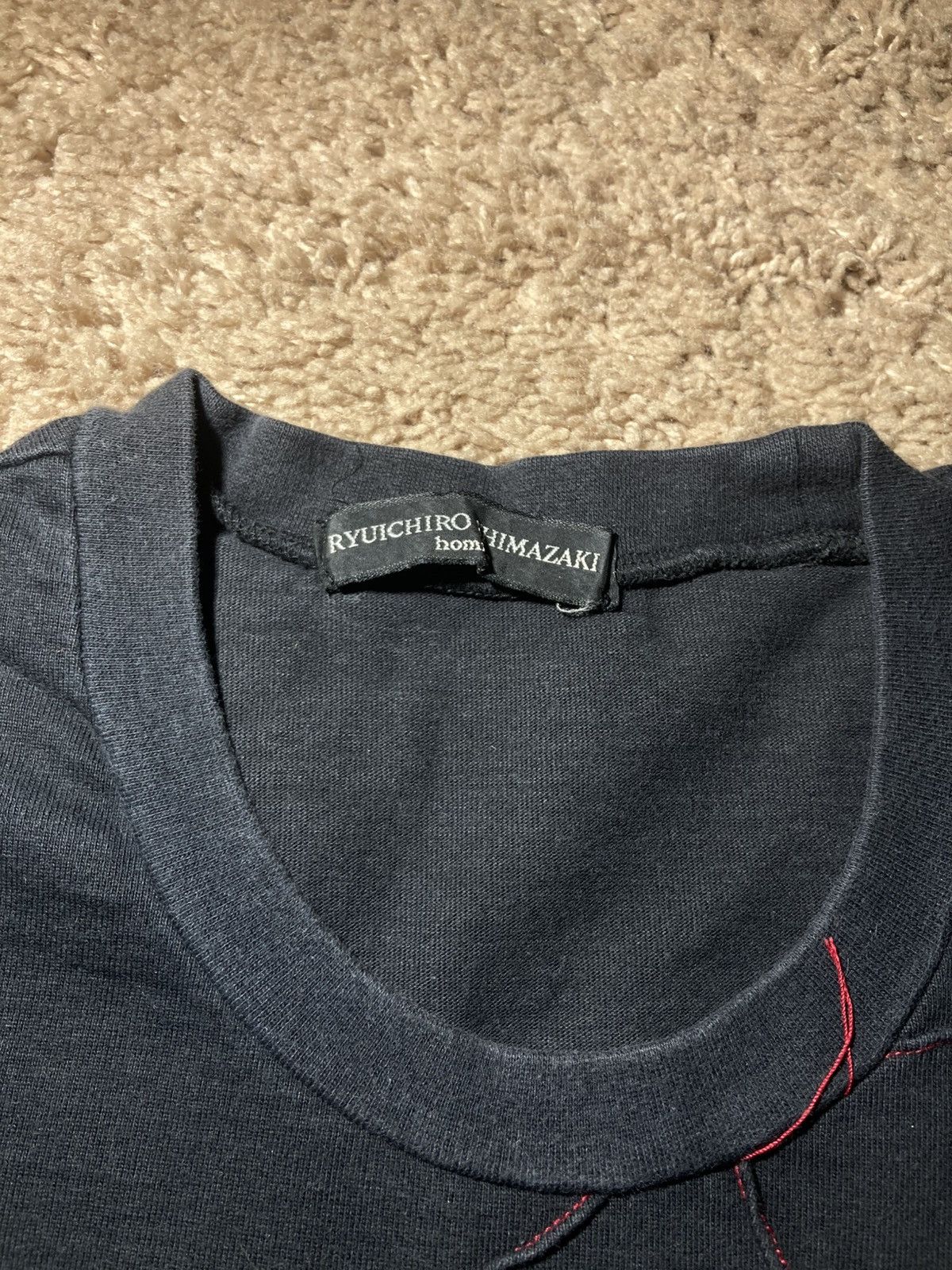 Ryuichiro Shimazaki AW98 Ryuichiro Shimazaki Spiderweb 3D Knit Red 90s 1998 Size US M / EU 48-50 / 2 - 3 Thumbnail