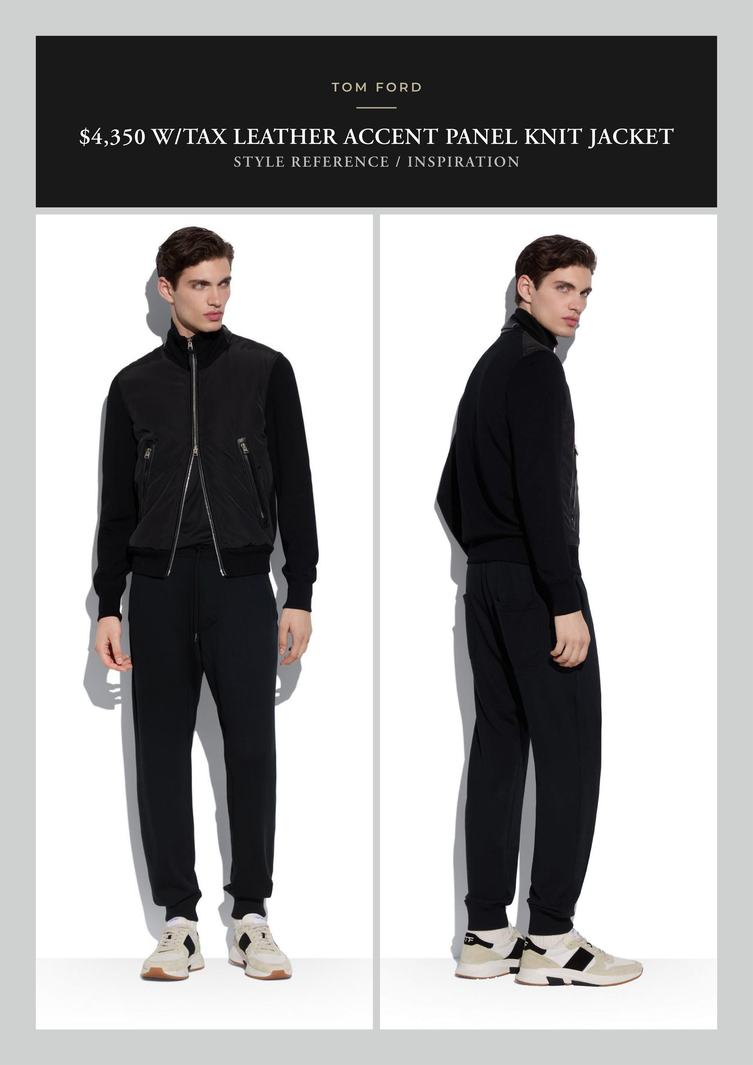 Tom Ford Best Dressed Rare $4,350 w/tax TOM FORD Panel Knit Jacket Size US M / EU 48-50 / 2 - 6 Thumbnail