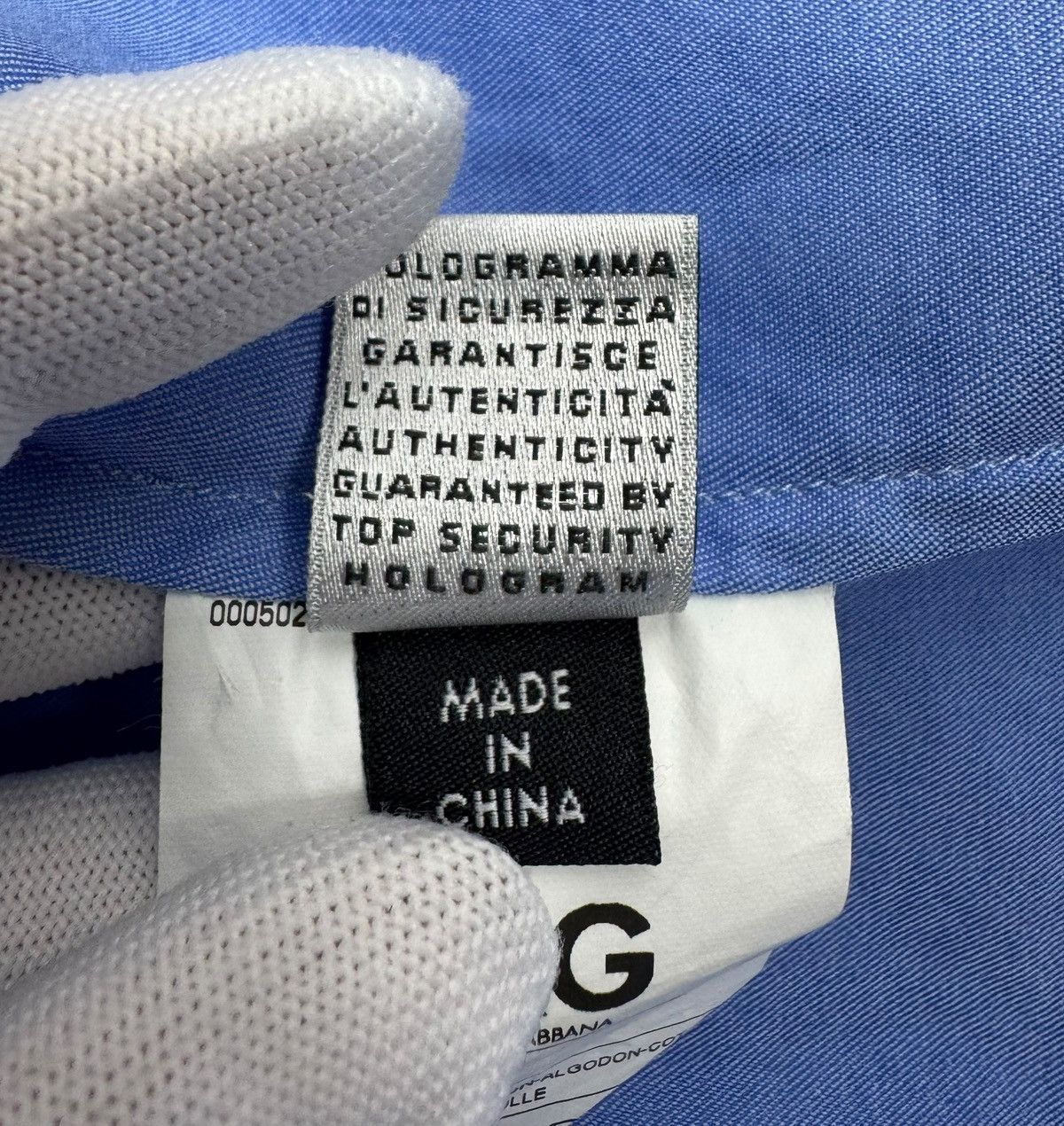 Dolce & Gabbana Dolce & Gabbana Blue Blouse Shirt Button Up Ruffled size 40 Size S / US 4 / IT 40 - 16 Thumbnail