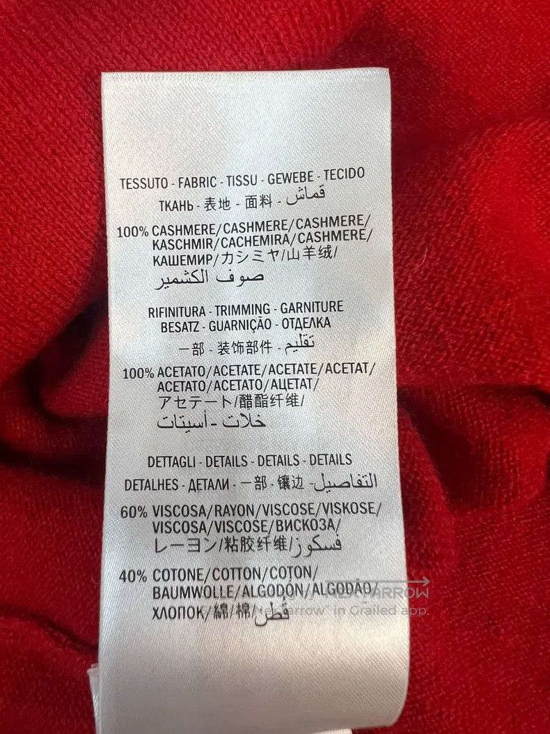 Gucci Gucci Small fragrance style cashmere short sleeves Size XS / US 0-2 / IT 36-38 - 6 Thumbnail