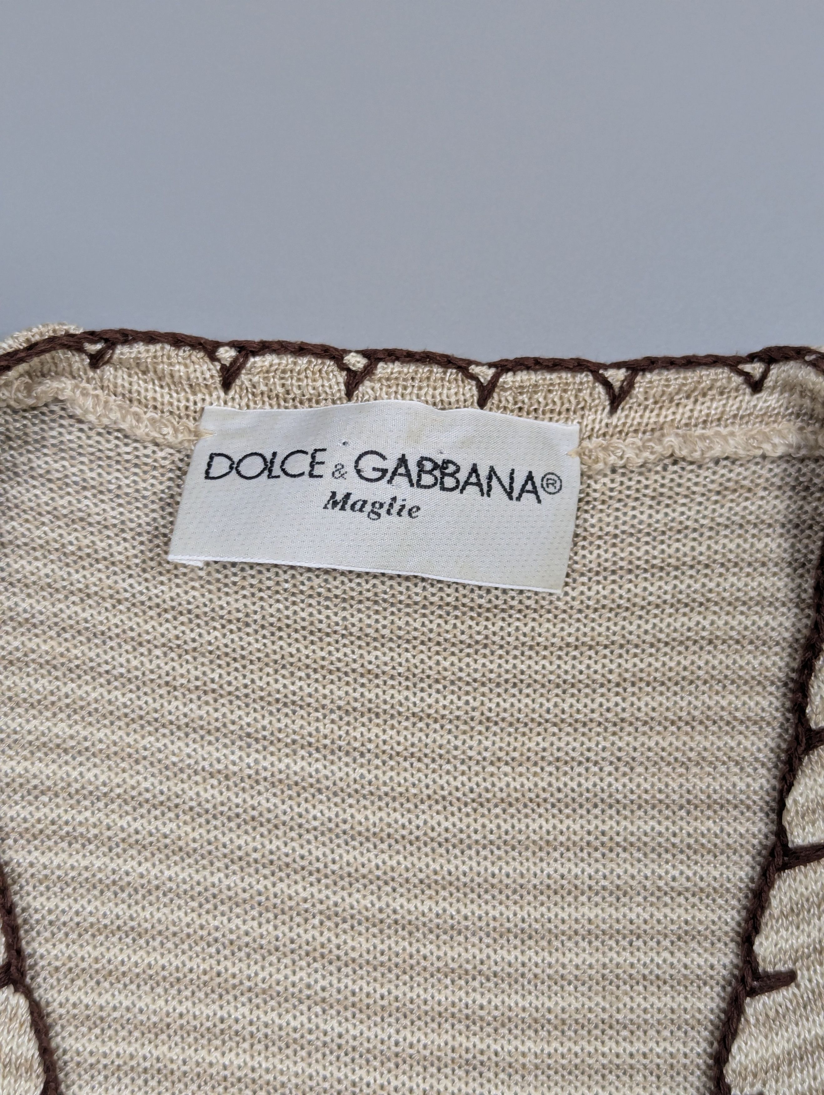 Dolce & Gabbana Archive Dolce & Gabbana Y2K Knit Vest Ethno Size M / US 6-8 / IT 42-44 - 6 Thumbnail