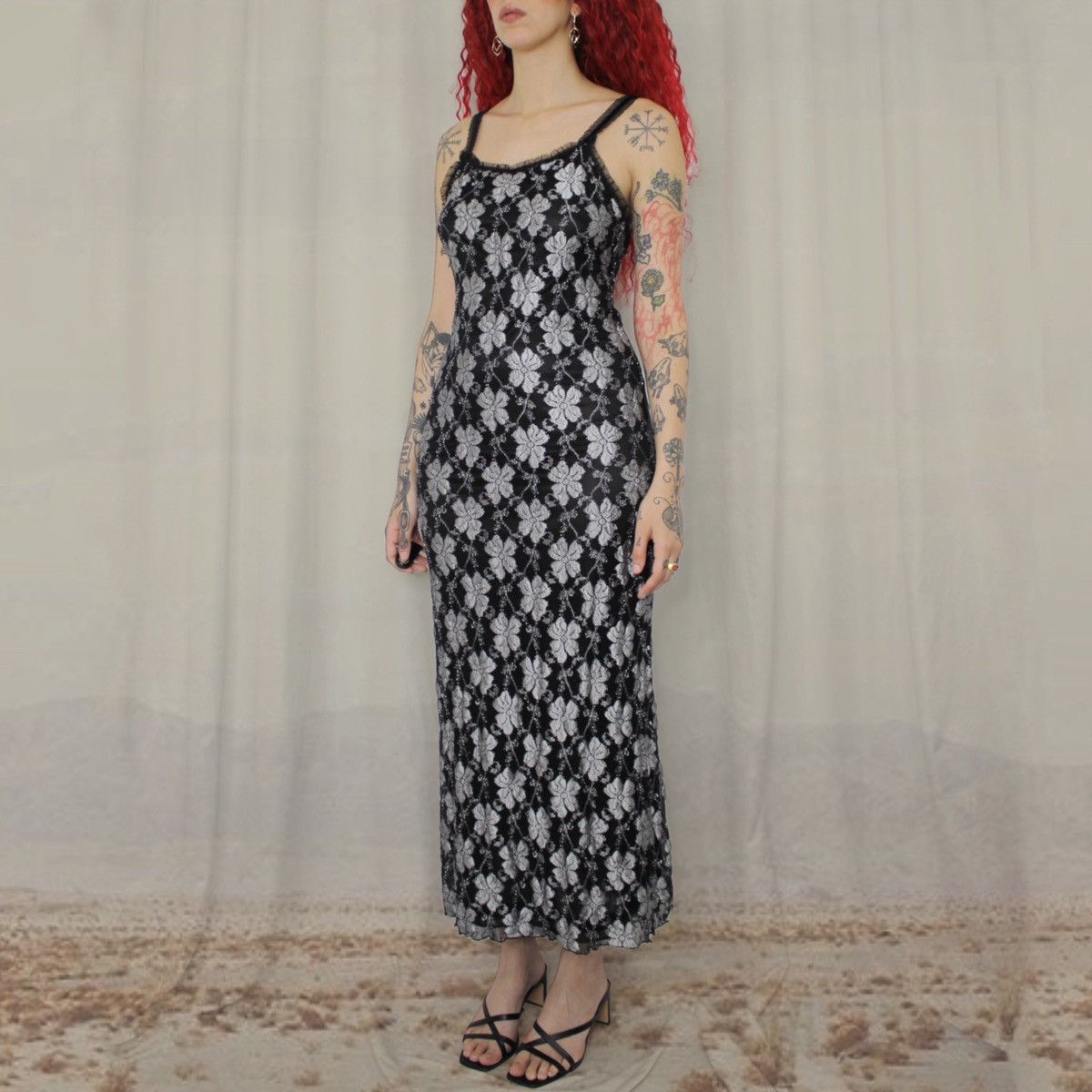 Other 🐚SILVER LACE MAXI DRESS🐚 Size M / US 6-8 / IT 42-44 - 2 Thumbnail