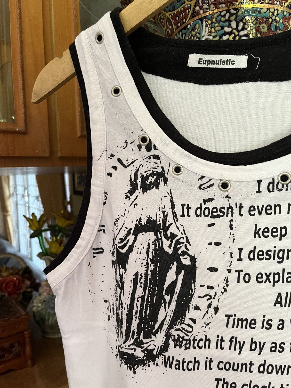 14th Addiction × If Six Was Nine × KMRii Y2K Euphuistic If Six Was Nine Punk Tanktop Size US M / EU 48-50 / 2 - 3 Thumbnail