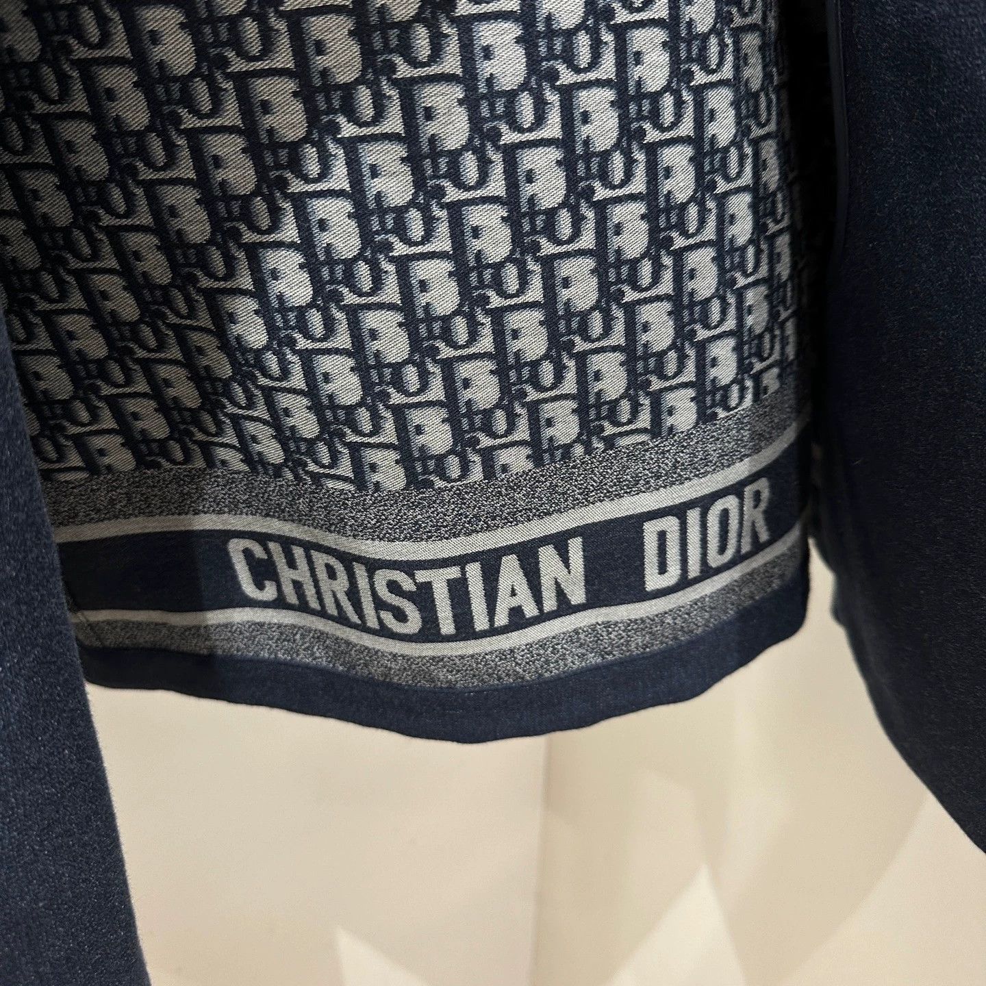 Christian Dior Monsieur Christian Dior Bees Oblique Print Lining Cotton Blazer 40 Size M / US 6-8 / IT 42-44 - 7 Thumbnail