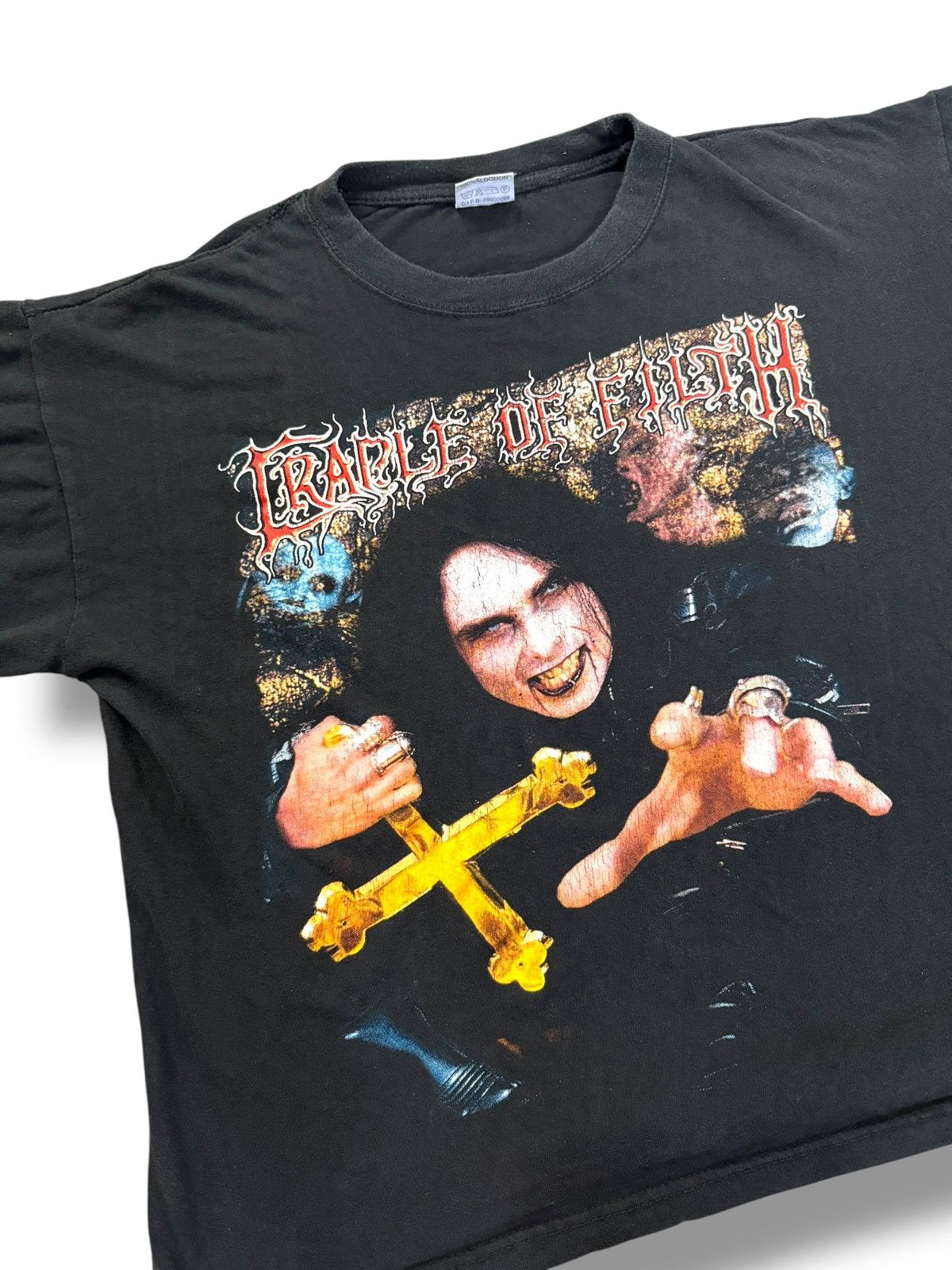 Band Tees *RARE* CRADLE OF FILTH VINTAGE BLACK METAL GOD BOXY TEE Size US XXL / EU 58 / 5 - 2 Thumbnail
