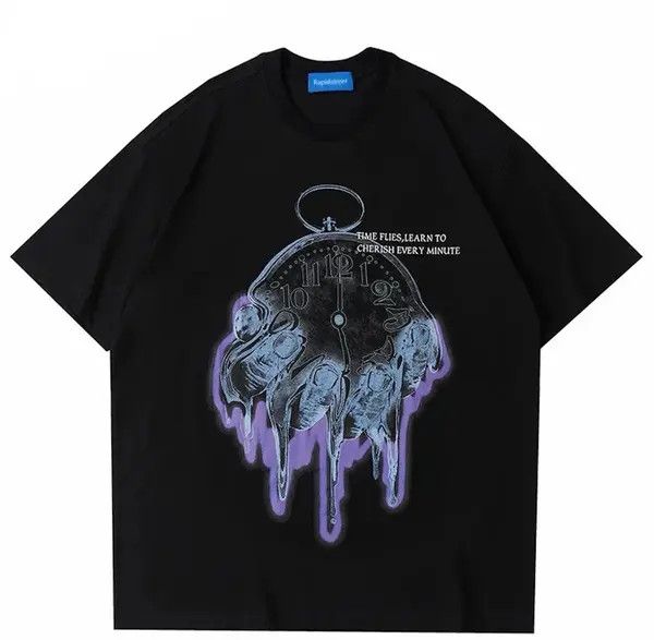VIBE Melt The Clock Printed T Shirt Size US M / EU 48-50 / 2 - 1 Thumbnail