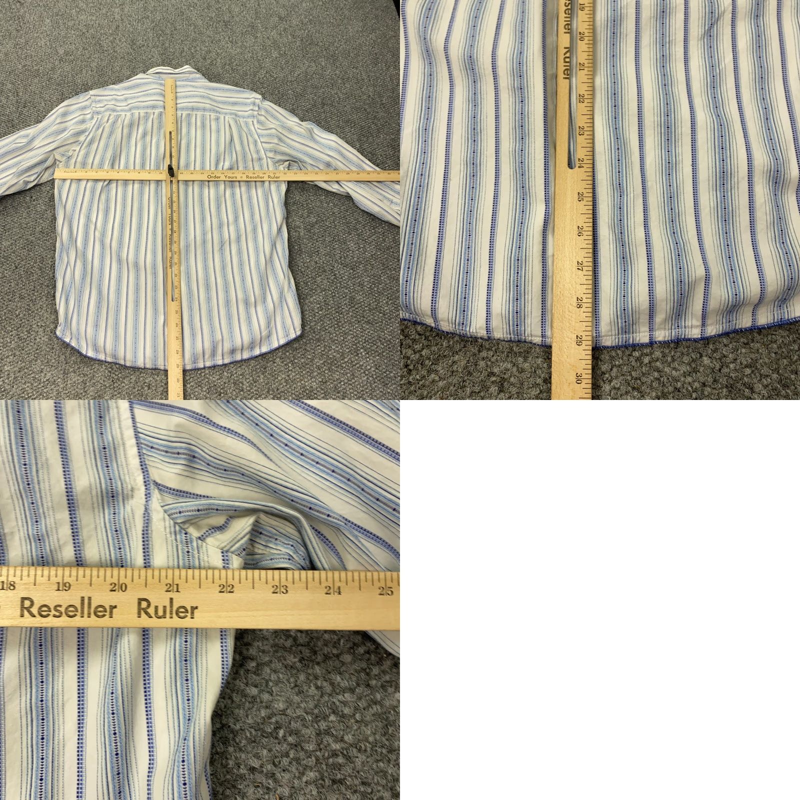 Tommy Bahama Tommy Bahama Linen Shirt Mens L Striped Button-Up Long Sleeve Casual, Travel, Beach Mens Shirt Size US L / EU 52-54 / 3 - 8 Thumbnail