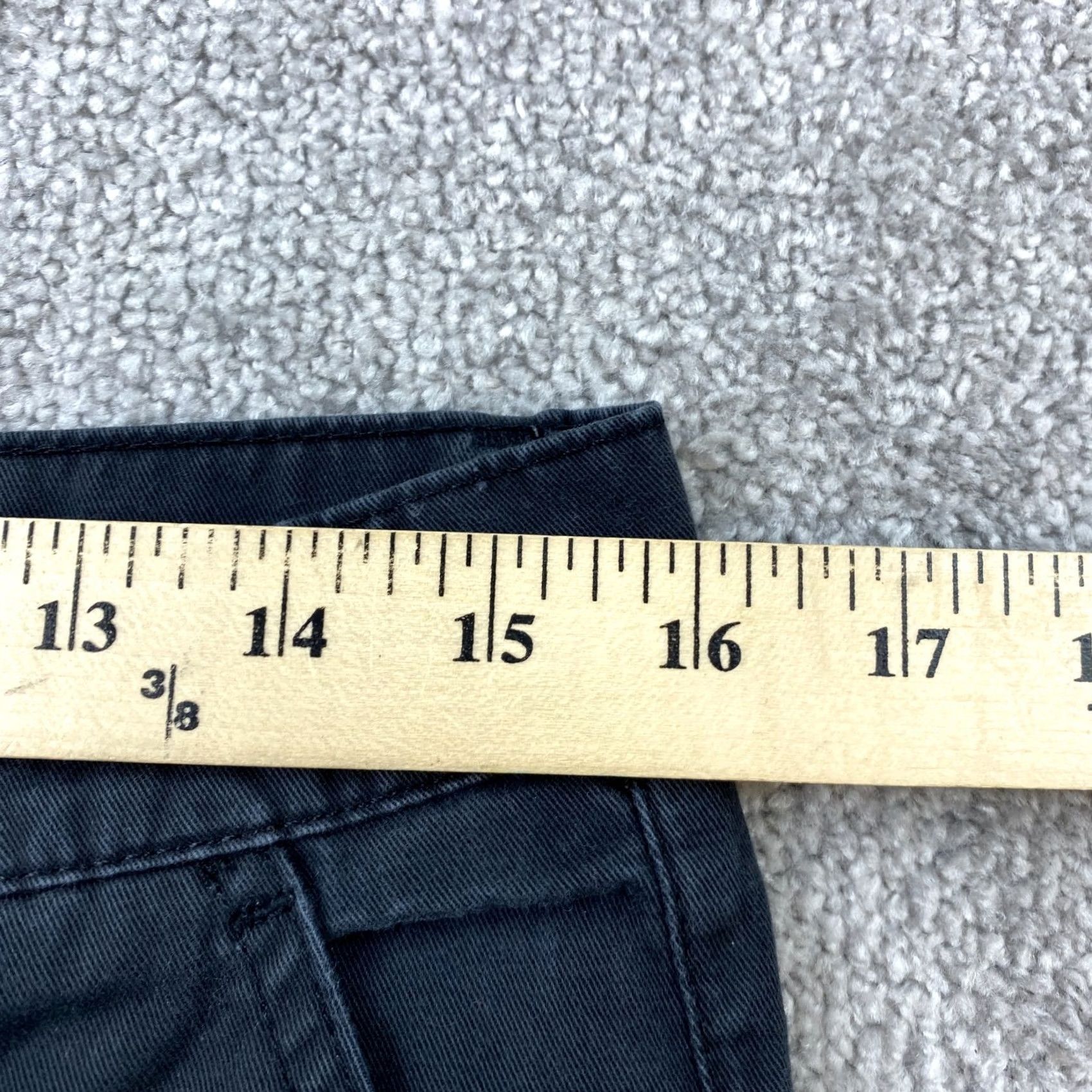 Boohoo Boohoo Pants Mens 30 x 30 Black Cotton Chino Casual Flat Front Size US 30 / EU 46 - 7 Thumbnail