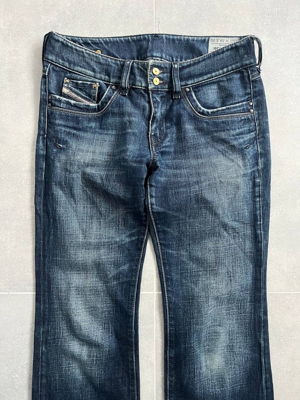 Diesel Vintage Diesel Ronhar Raw Flared Lowrise Jeans Size US 28 / EU 44 - 2 Thumbnail