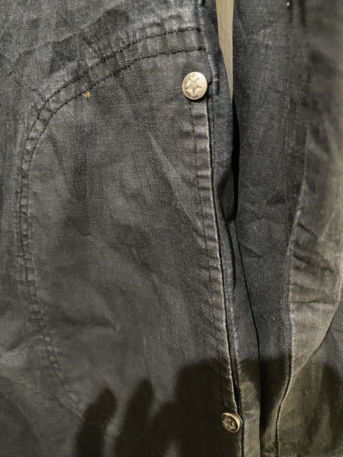 If Six Was Nine × Japanese Brand Seditionaries Aura gothic button shirts black washed Size US M / EU 48-50 / 2 - 6 Thumbnail