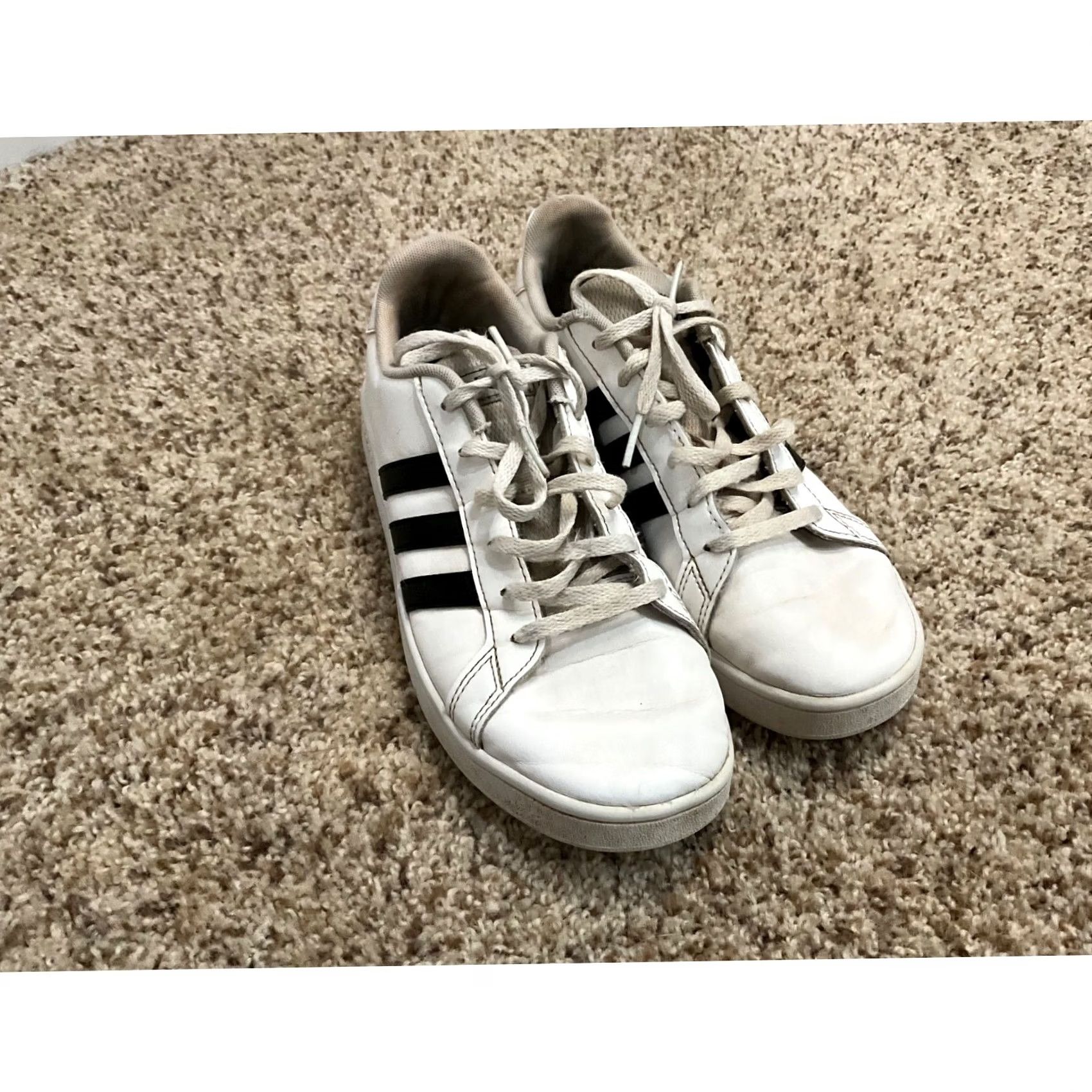 Adidas ADIDAS Cloudfoam Advantage Sneaker Women's Low Top Lace Up Black Size 5 Size US 5 / IT 35 - 2 Thumbnail