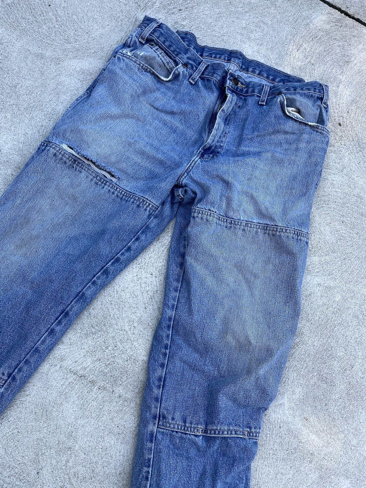 Carhartt × Dickies Vintage Dickies Double Knee Denim Jeans Size US 38 / EU 54 - 5 Thumbnail