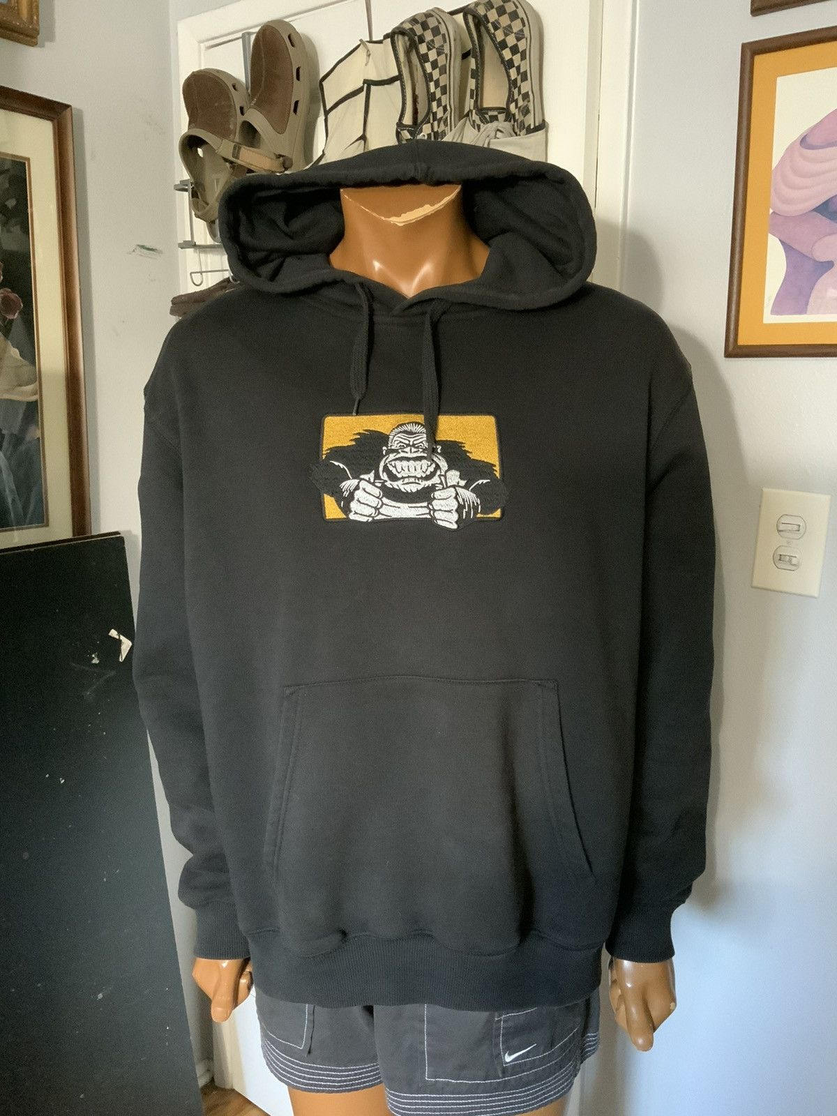 Element Burleys Element Skateboards Embroidered Gorilla Hoodie Size US L / EU 52-54 / 3 - 7 Thumbnail