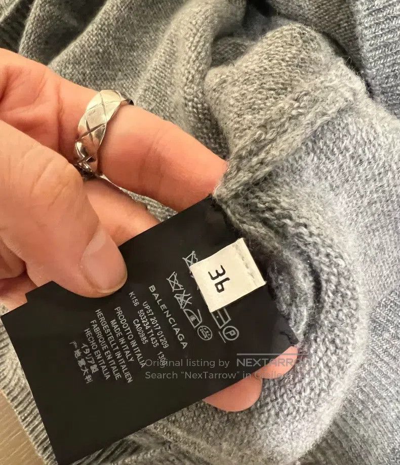 Balenciaga Balenciaga size 36 Grey sweater Size S / US 4 / IT 40 - 6 Thumbnail