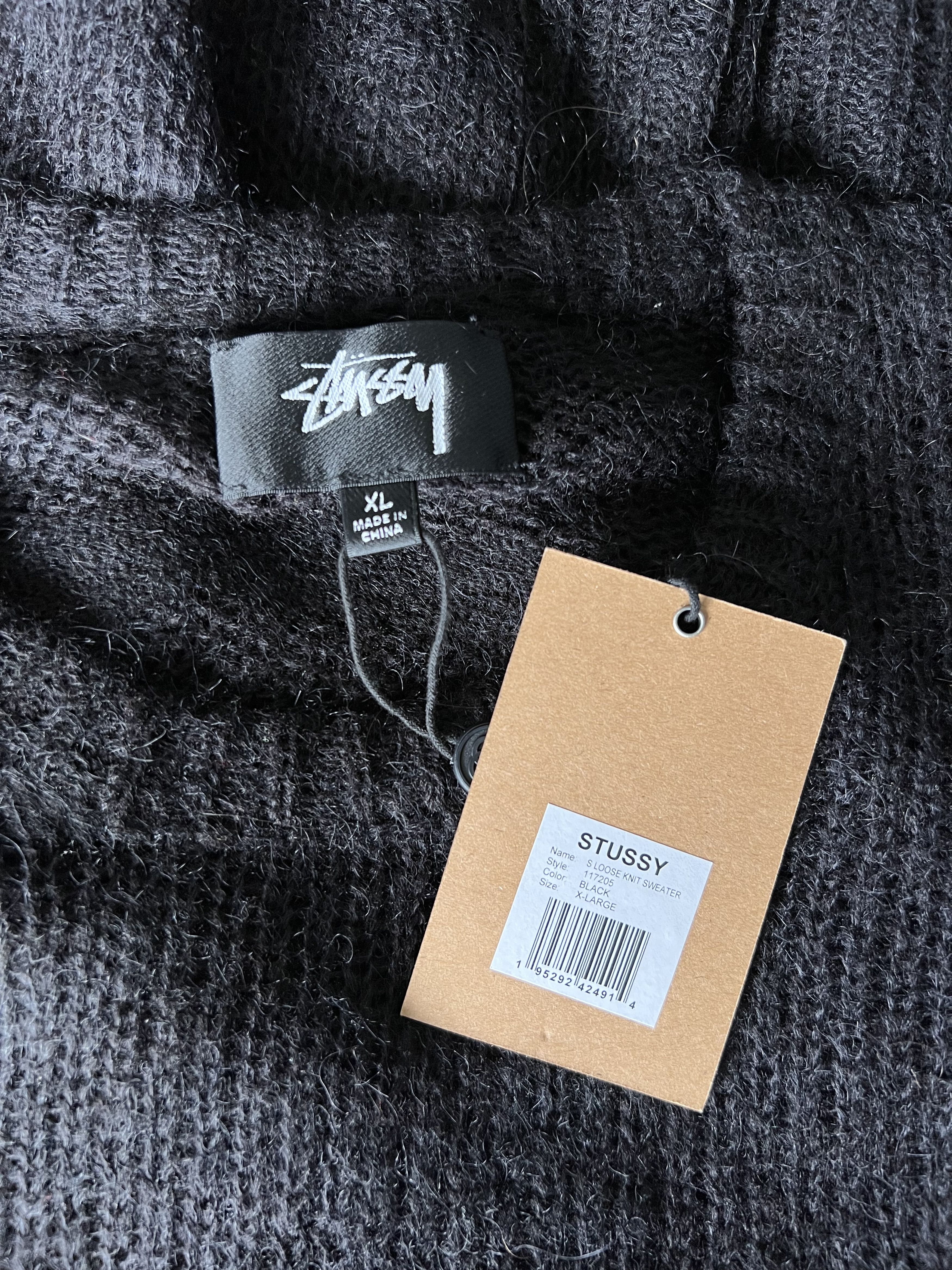 Stussy Stussy S Loose Knit Sweater in Black Size US XL / EU 56 / 4 - 7 Thumbnail