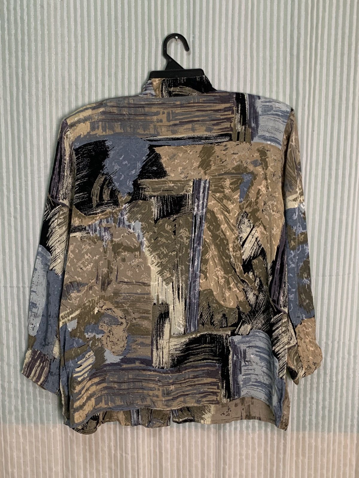 Vintage Rare Design Vintage Button-Up Blouse Size L / US 10 / IT 46 - 2 Thumbnail