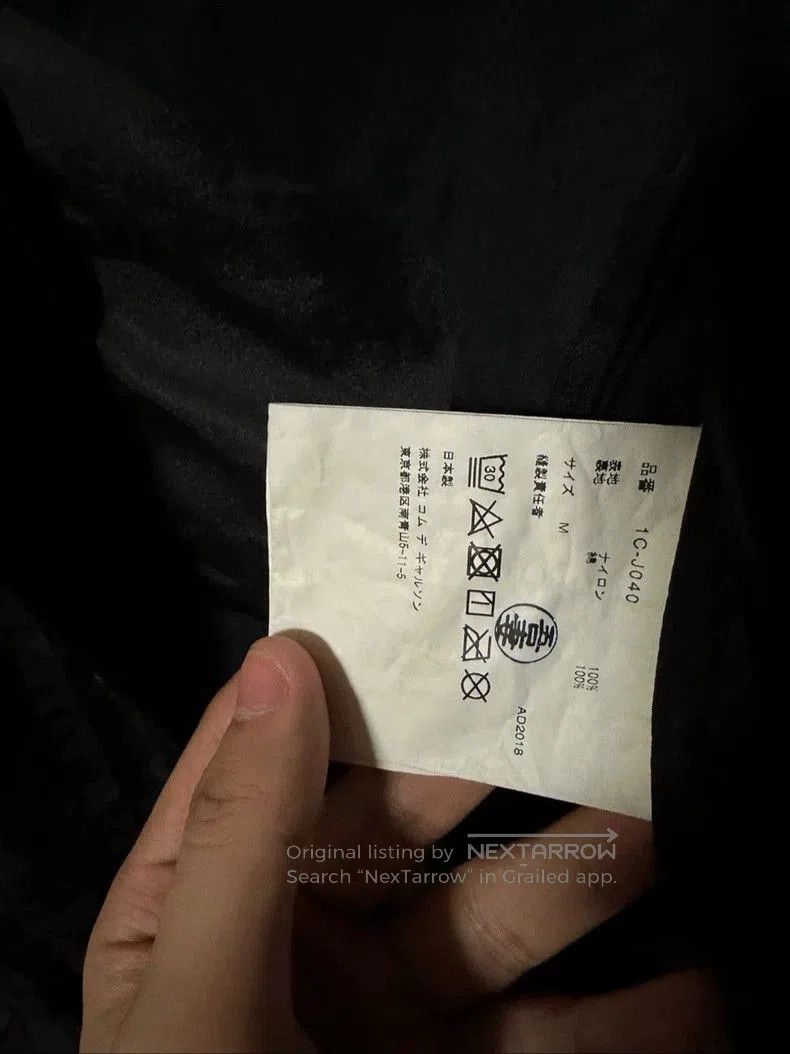 Comme des Garcons COMME des GARCONS Black Nylon Blazer. Size US M / EU 48-50 / 2 - 4 Thumbnail