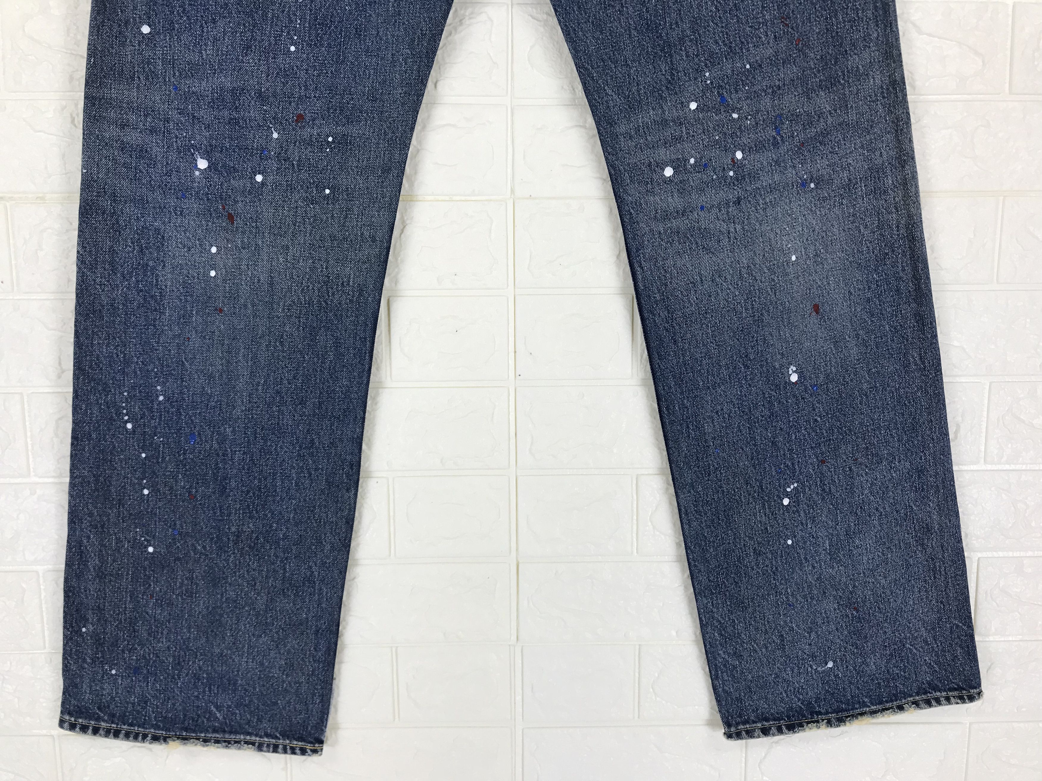 Nitraid Vintage Nitraid Japanese Paint Splatter Jeans Size US 34 / EU 50 - 8 Thumbnail