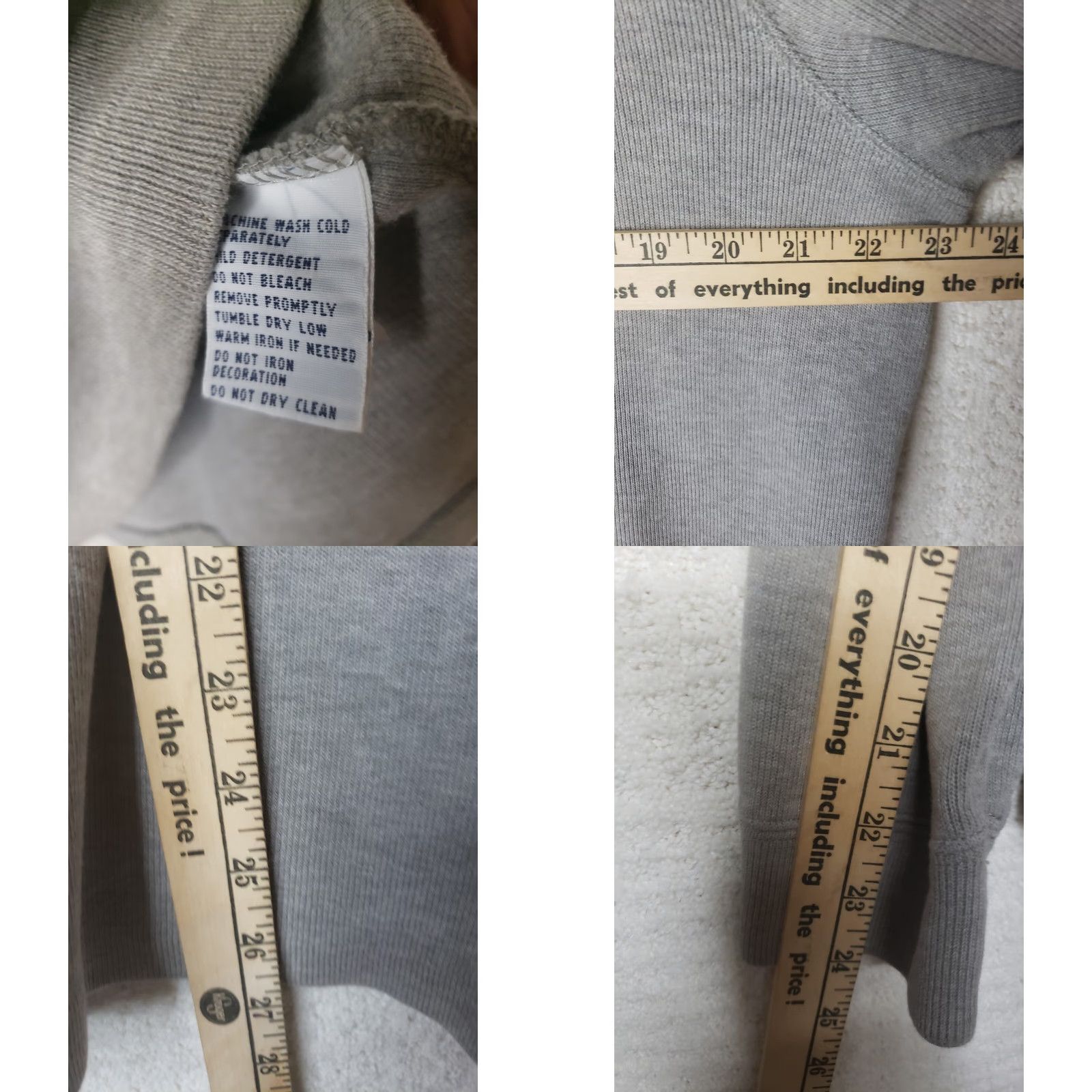Polo Ralph Lauren Polo Ralph Lauren Sweater Men L Gray Mock Neck 1/4 Zip Pullover Long Sleeve Casual Workwear Modern Logo, Cotton Knit, Regular Fit Size US L / EU 52-54 / 3 - 8 Thumbnail