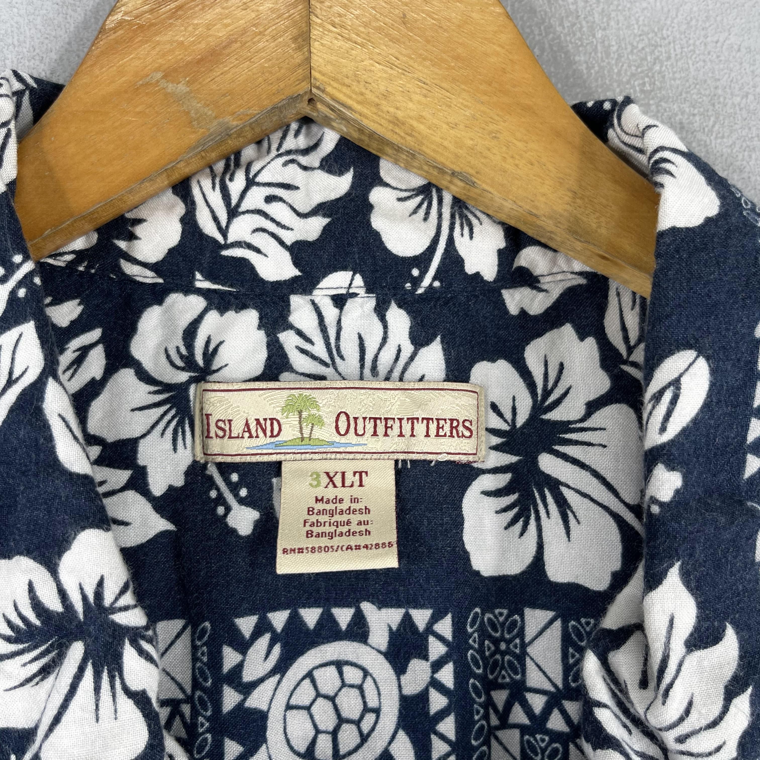 Other Vintage Y2K Hawaiian Tribal Hibiscus Flower Motive Shirt Size US XXL / EU 58 / 5 - 5 Thumbnail
