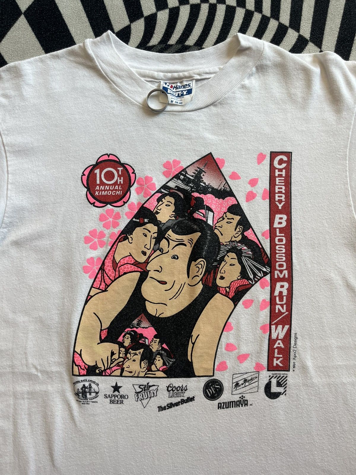 Arts & Science Vintage "10th Annual Kimochi Cherry Blossom Run/Walk 91’s Size US M / EU 48-50 / 2 - 5 Thumbnail