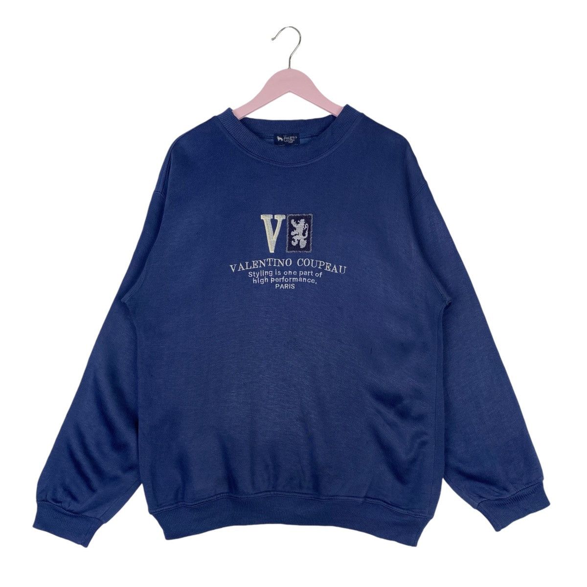 Valentino Valentino Coupeau Embroidery Logo Sweatshirt Crewneck Jumper Size US L / EU 52-54 / 3 - 1 Thumbnail