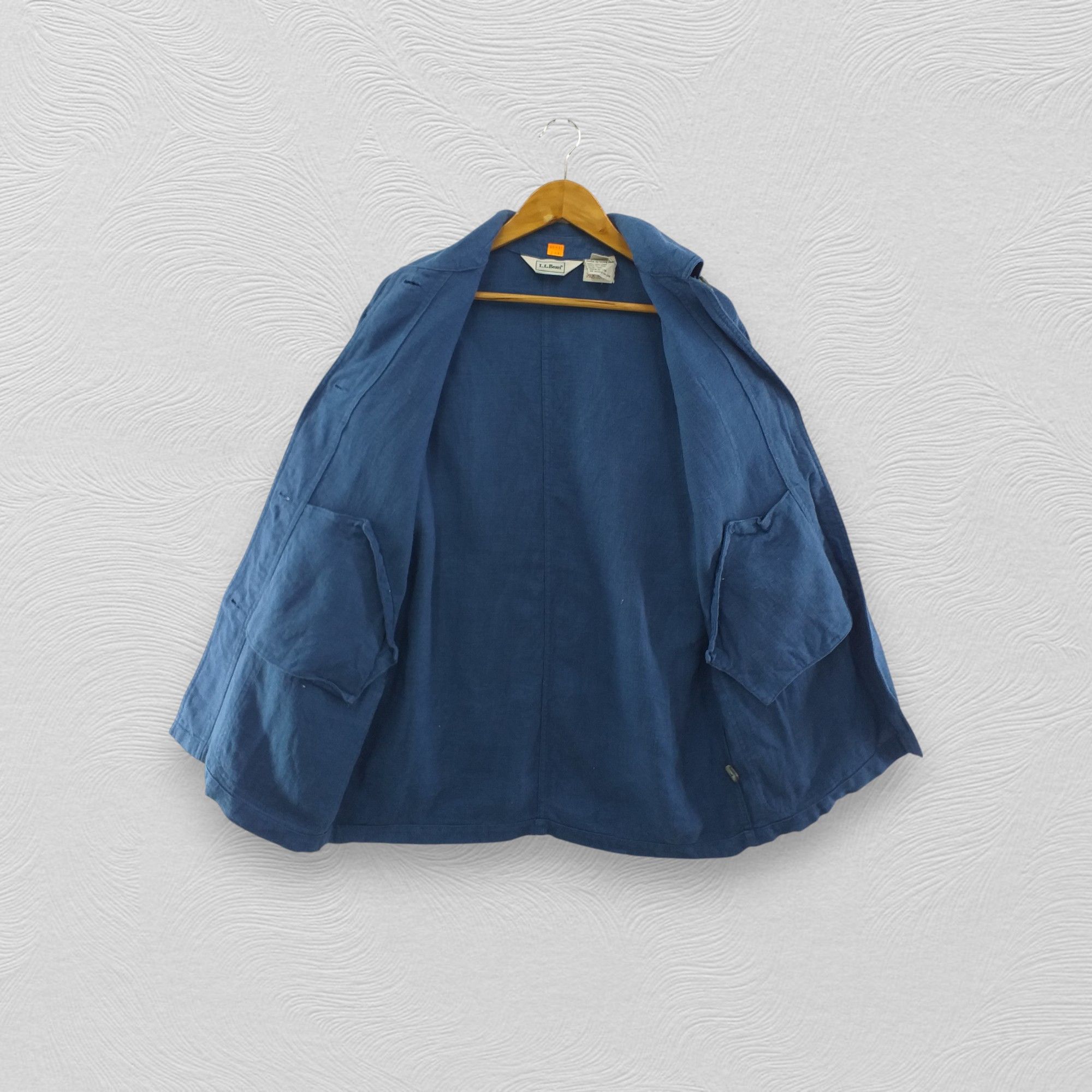 L.L. Bean Vintage LL.Bean Linen Chore Jacket -J041 Size US M / EU 48-50 / 2 - 2 Thumbnail