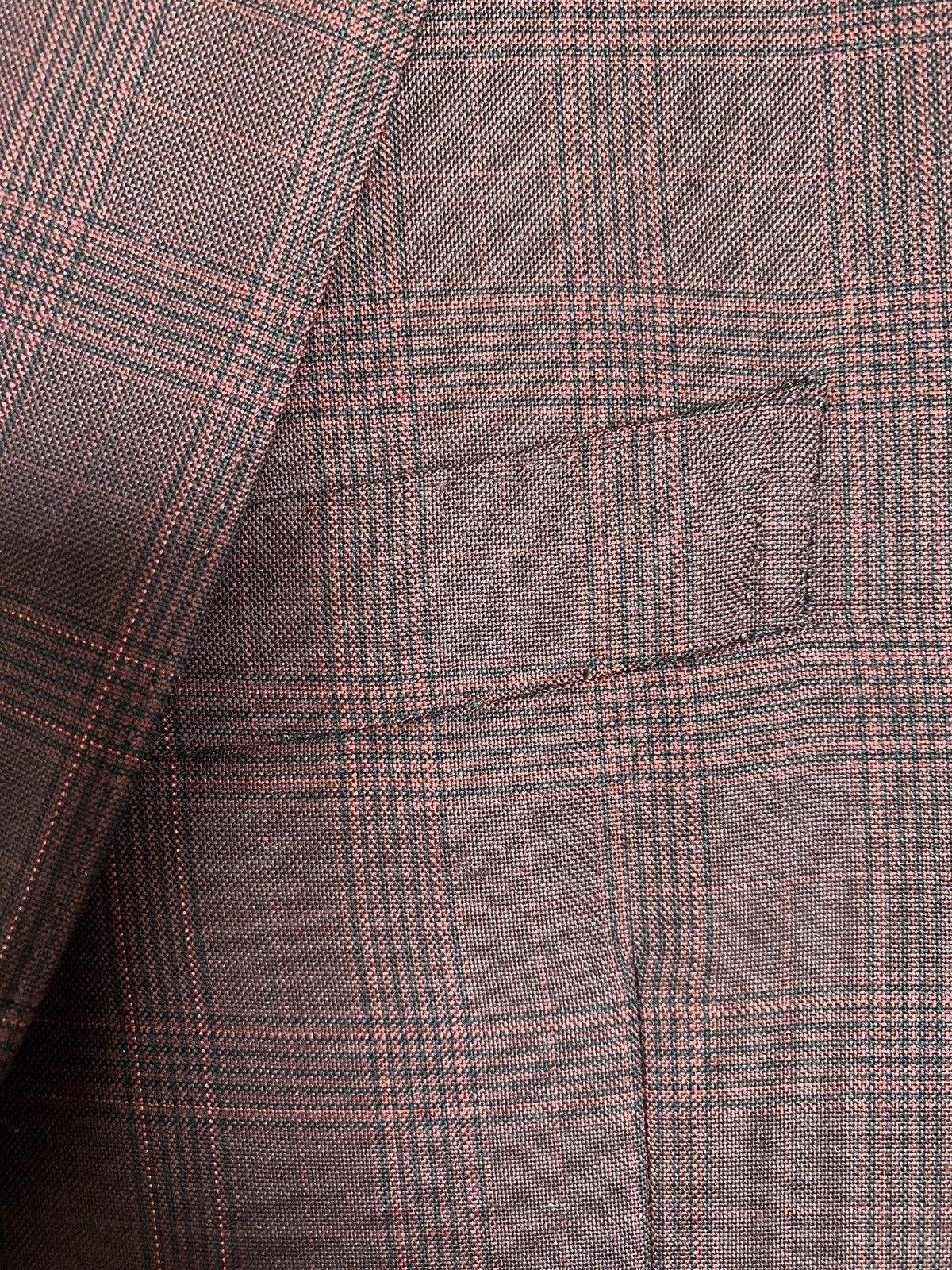 Calvin Klein 205W39NYC Dark red wool silk full suit Size 38R - 3 Thumbnail