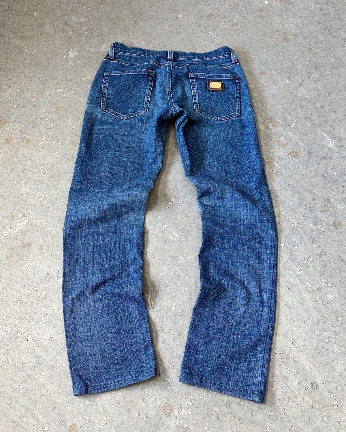 Dolce & Gabbana Crazy Vintage Dolce & Gabbana Jeans Logo Y2k Swag Size 28" / US 6 / IT 42 - 3 Thumbnail