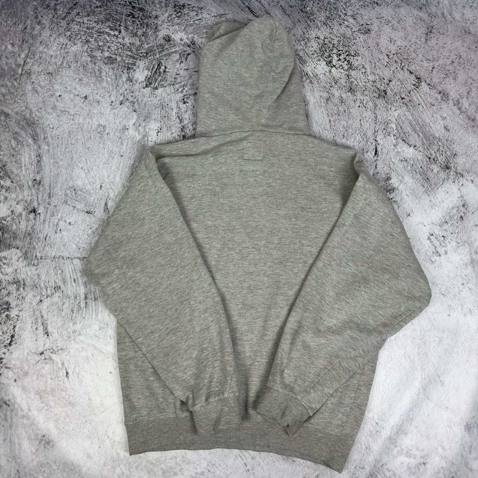 Nike Nike Men's Heather Gray Solo Swoosh Pullover Hoodie Small Size US S / EU 44-46 / 1 - 9 Thumbnail