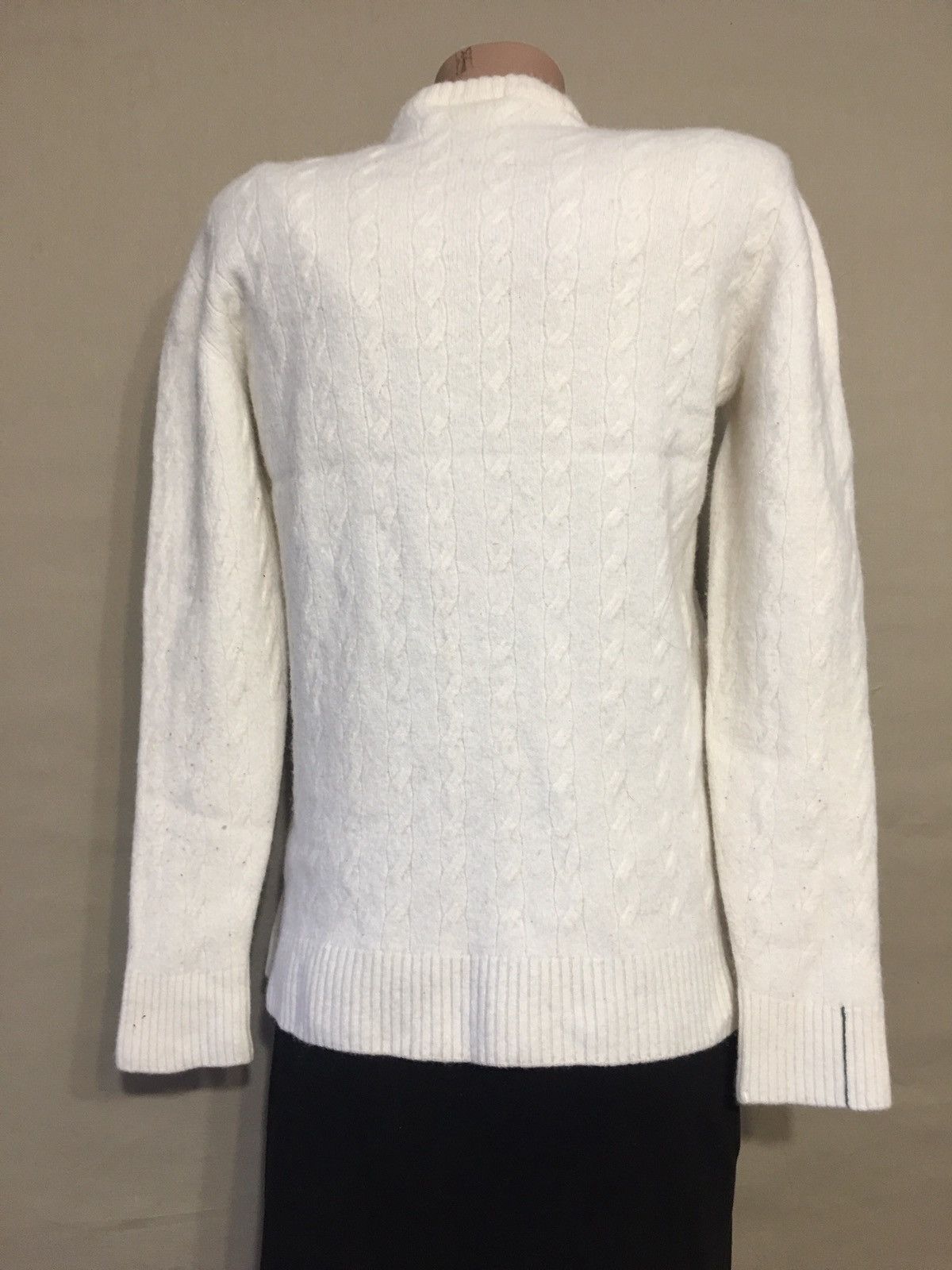 Lacoste Lacoste White Wool Knit Pullover Sweater Size L Size L / US 10 / IT 46 - 6 Thumbnail