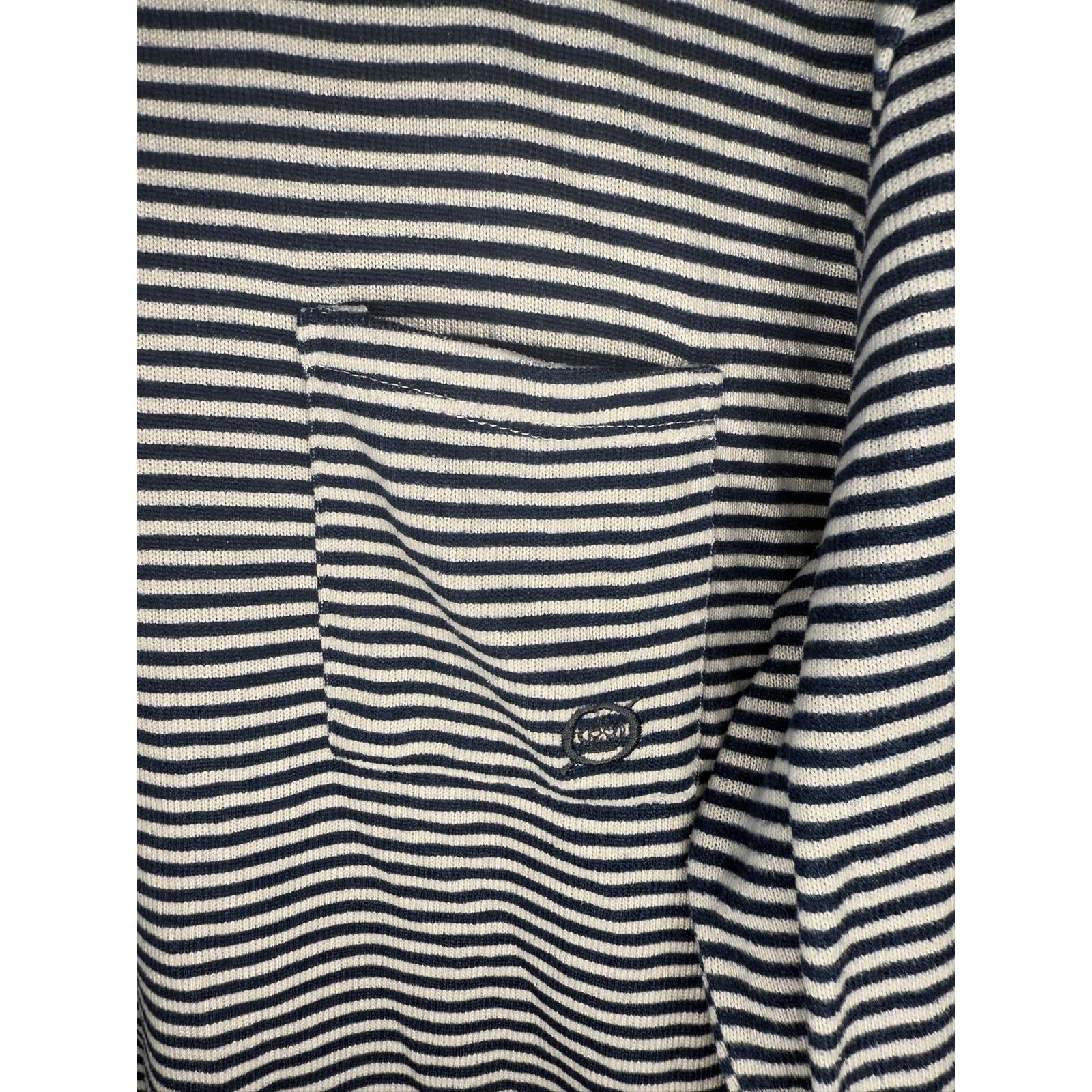 Born Vintage Born Striped High-Low Long Sleeve Shirt Womens M Size M / US 6-8 / IT 42-44 - 4 Thumbnail