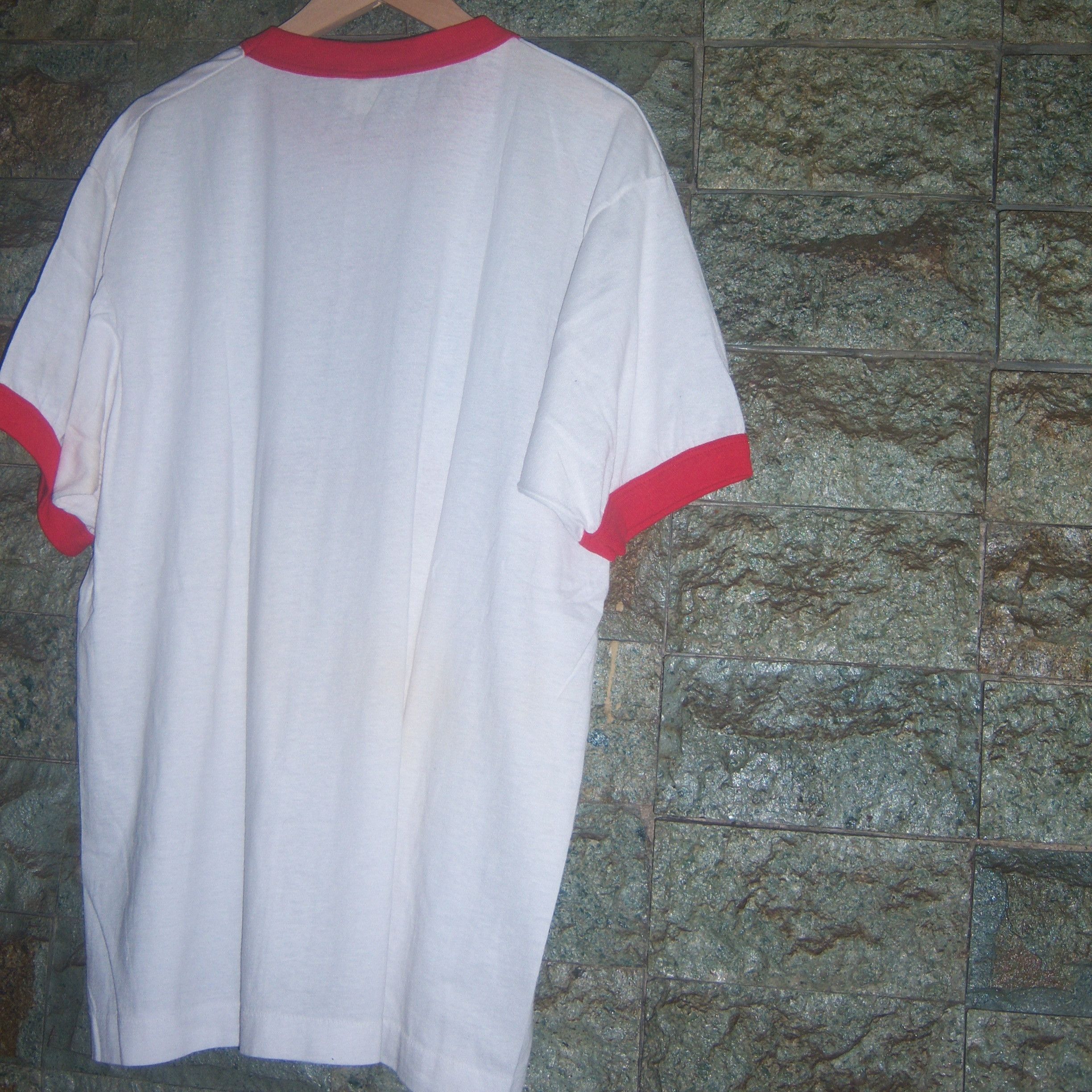 DC Comics × Vintage 1987 Dc Comics Superman Metropolis Illinois Ringer Tee Size US L / EU 52-54 / 3 - 10 Thumbnail