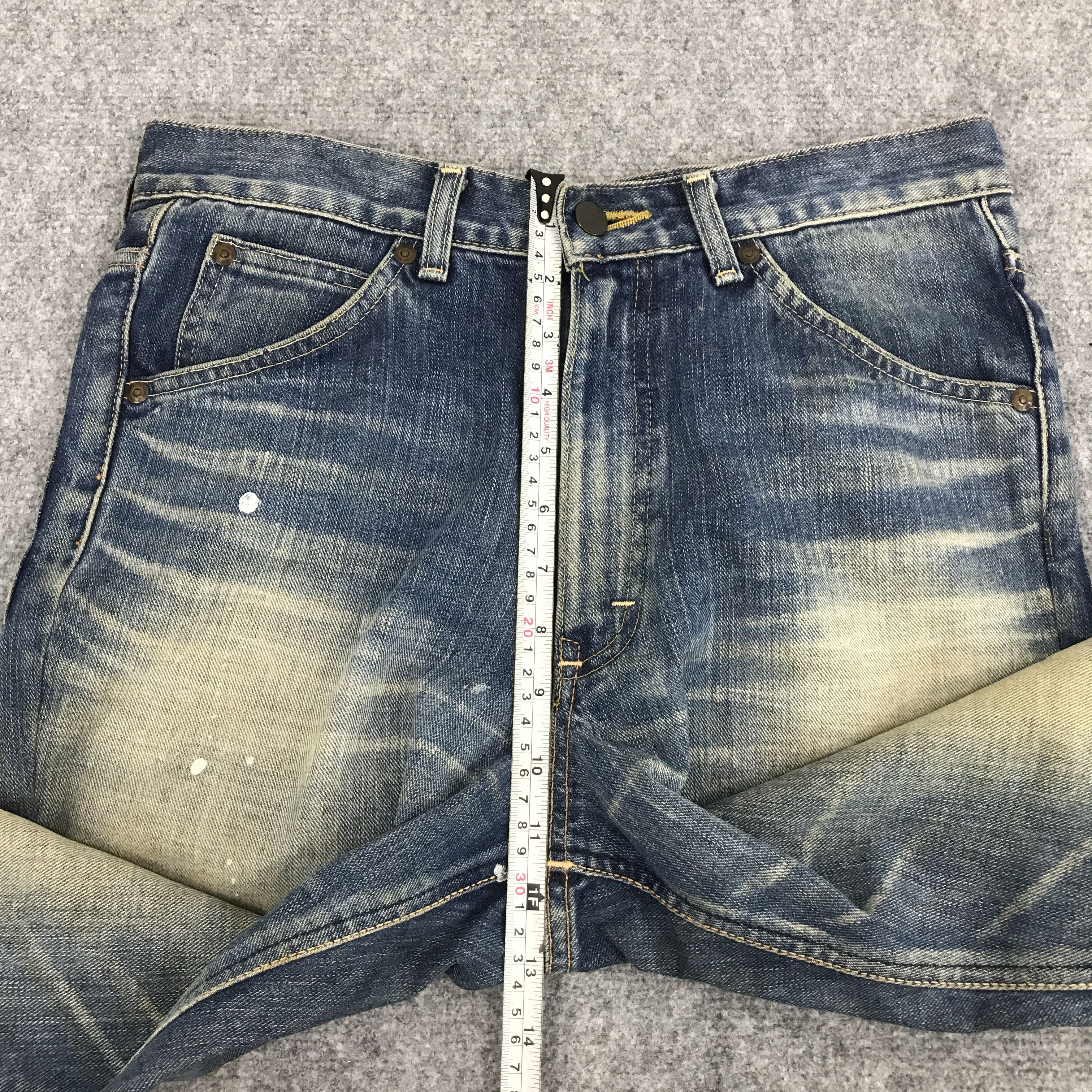 Japanese Brand × Lee Denim Blue faded Lee Japan Rusty style Denim Jeans pants Size US 29 - 10 Thumbnail
